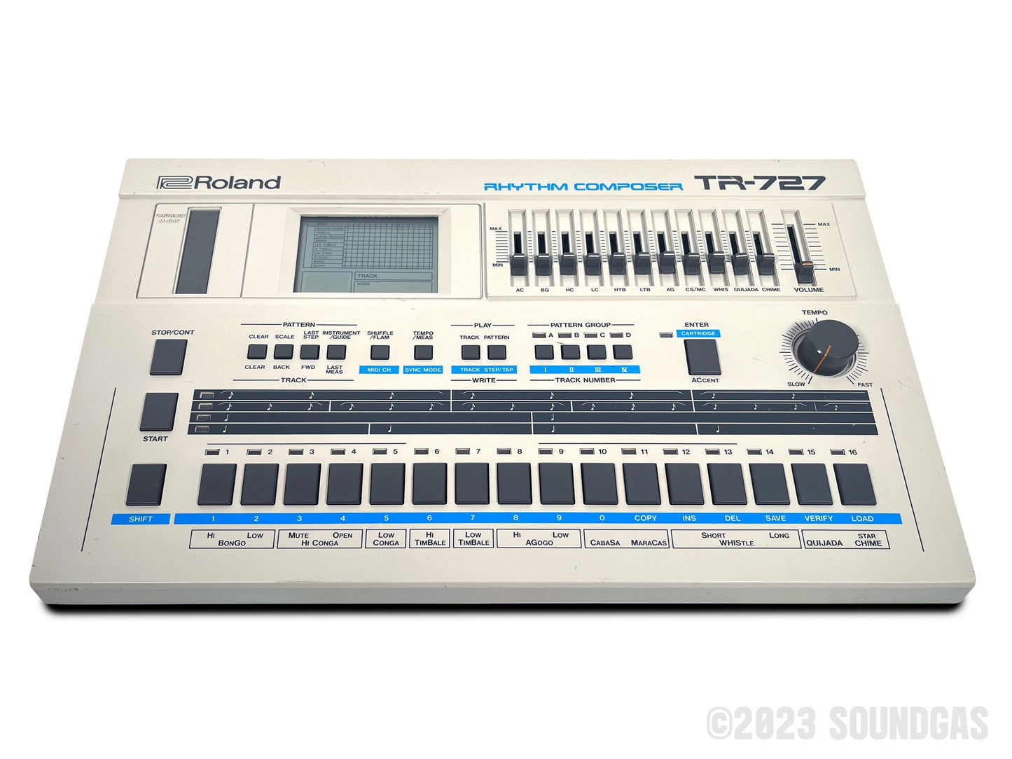 Roland TR-727 Expanded (707 808 909 plus 4 Soundgas Banks)