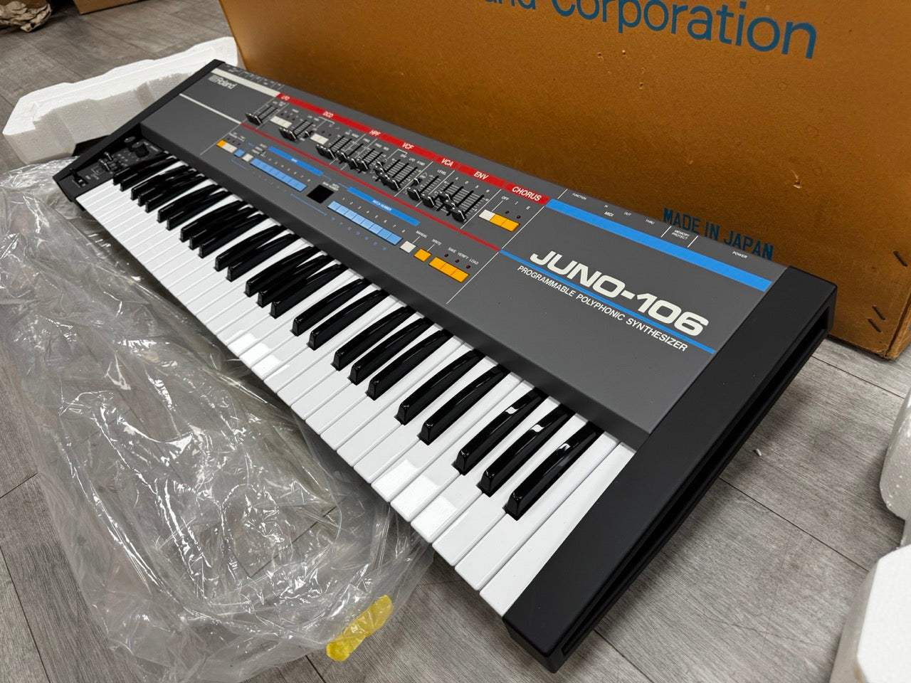 Roland Juno-106 NOS/Boxed For Sale - SN 554310