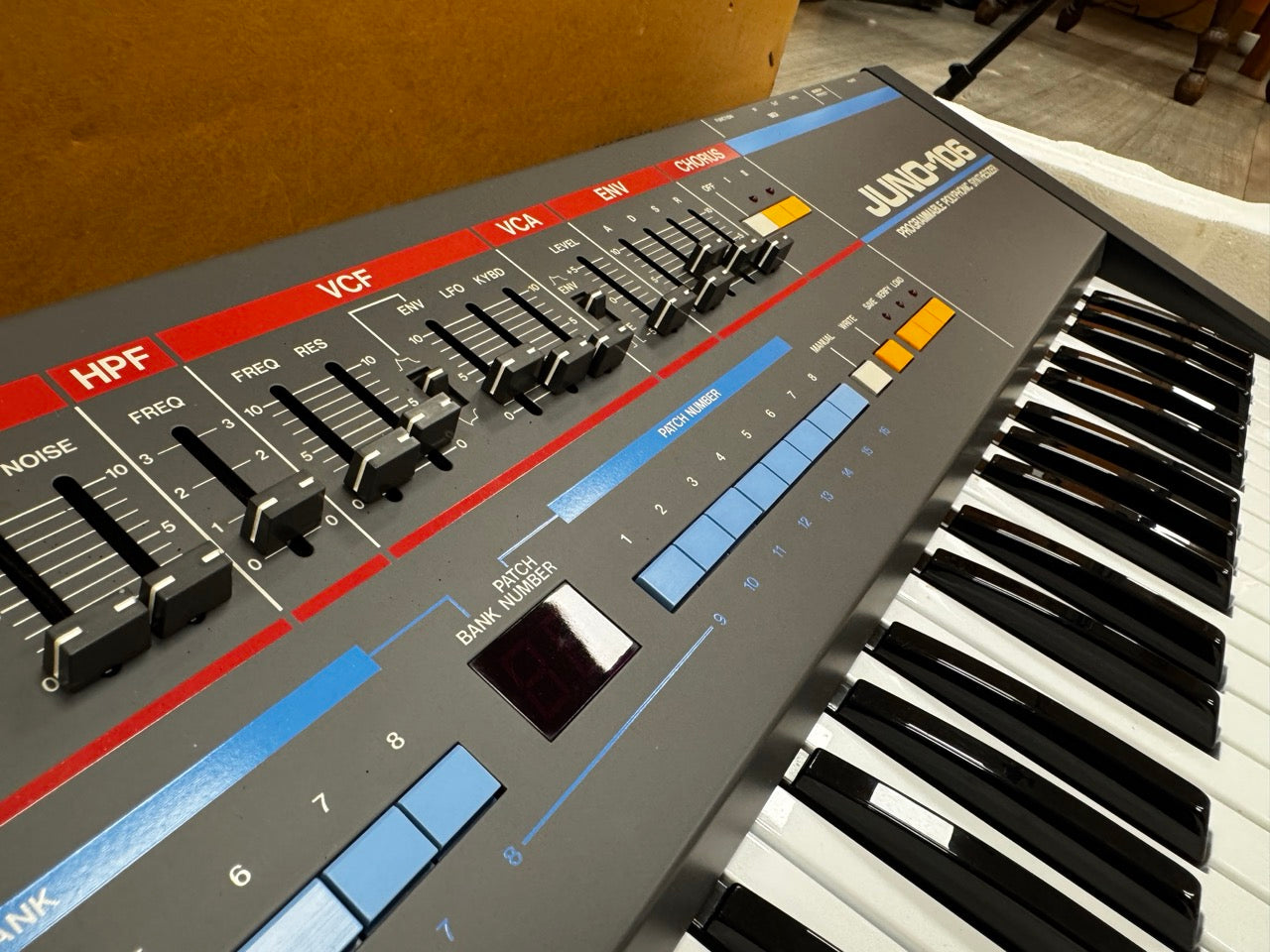 Roland Juno-106 NOS/Boxed For Sale - SN 554310