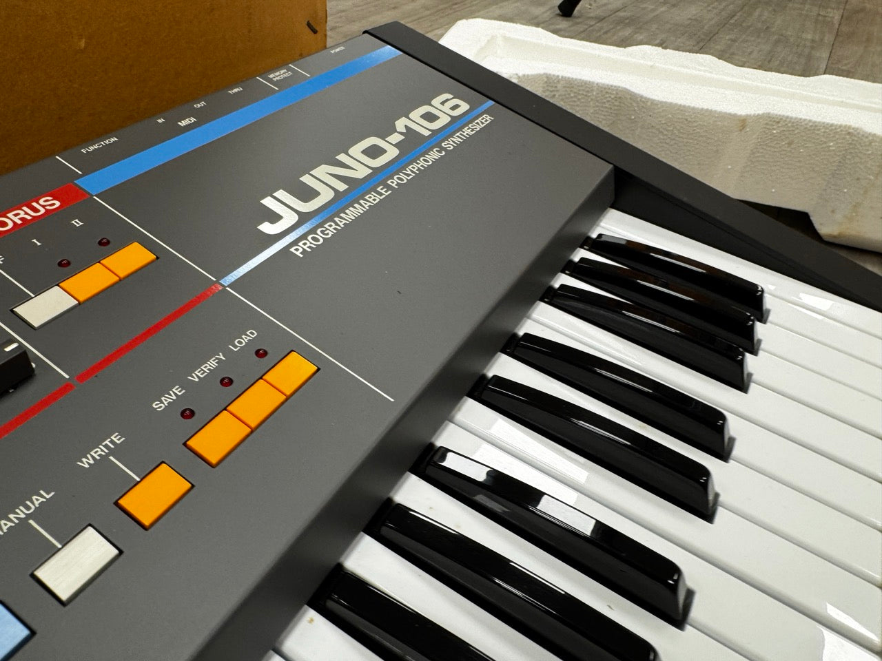 Roland Juno-106 NOS/Boxed For Sale - SN 554310