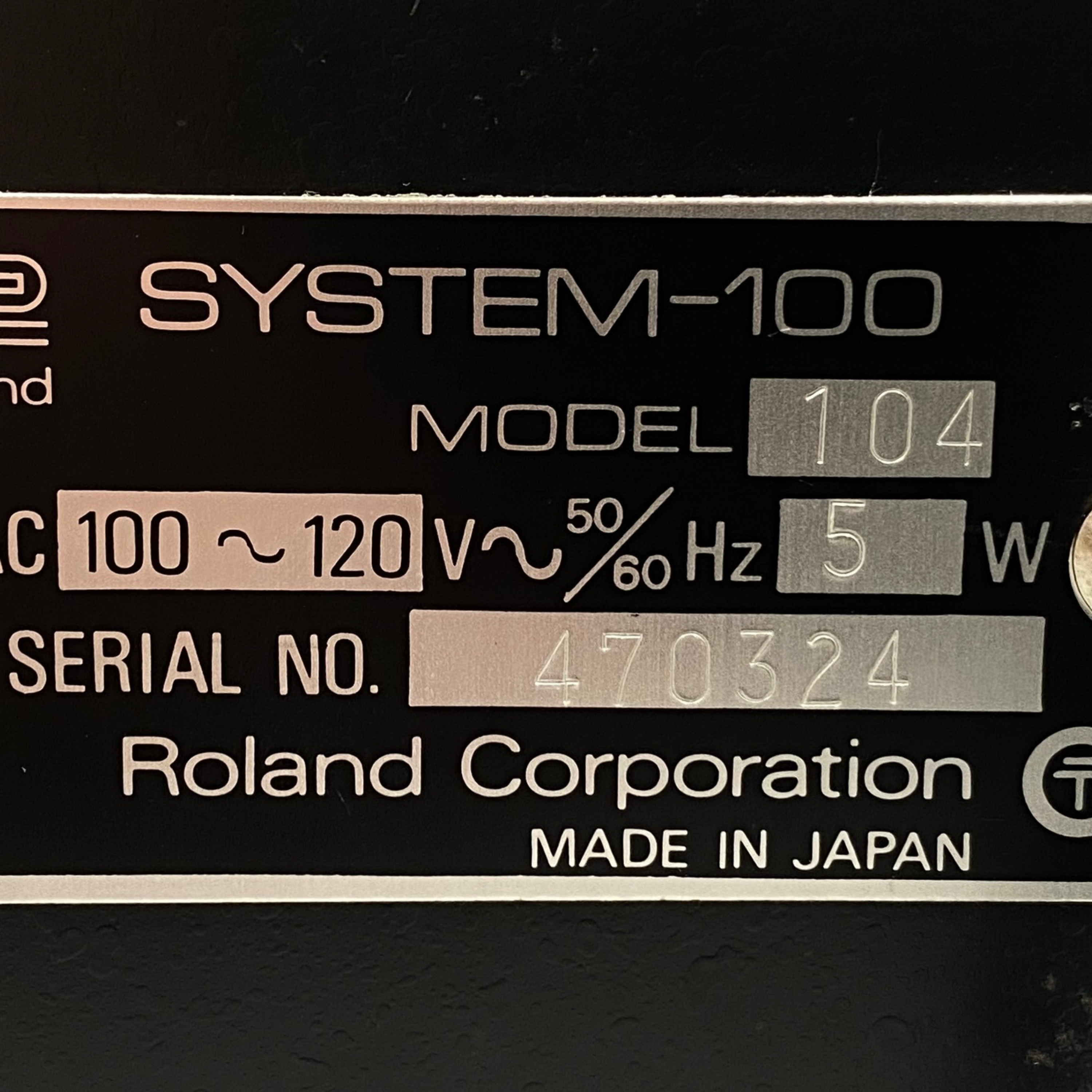 Roland System-100 Model 104 Sequencer - SN 470324