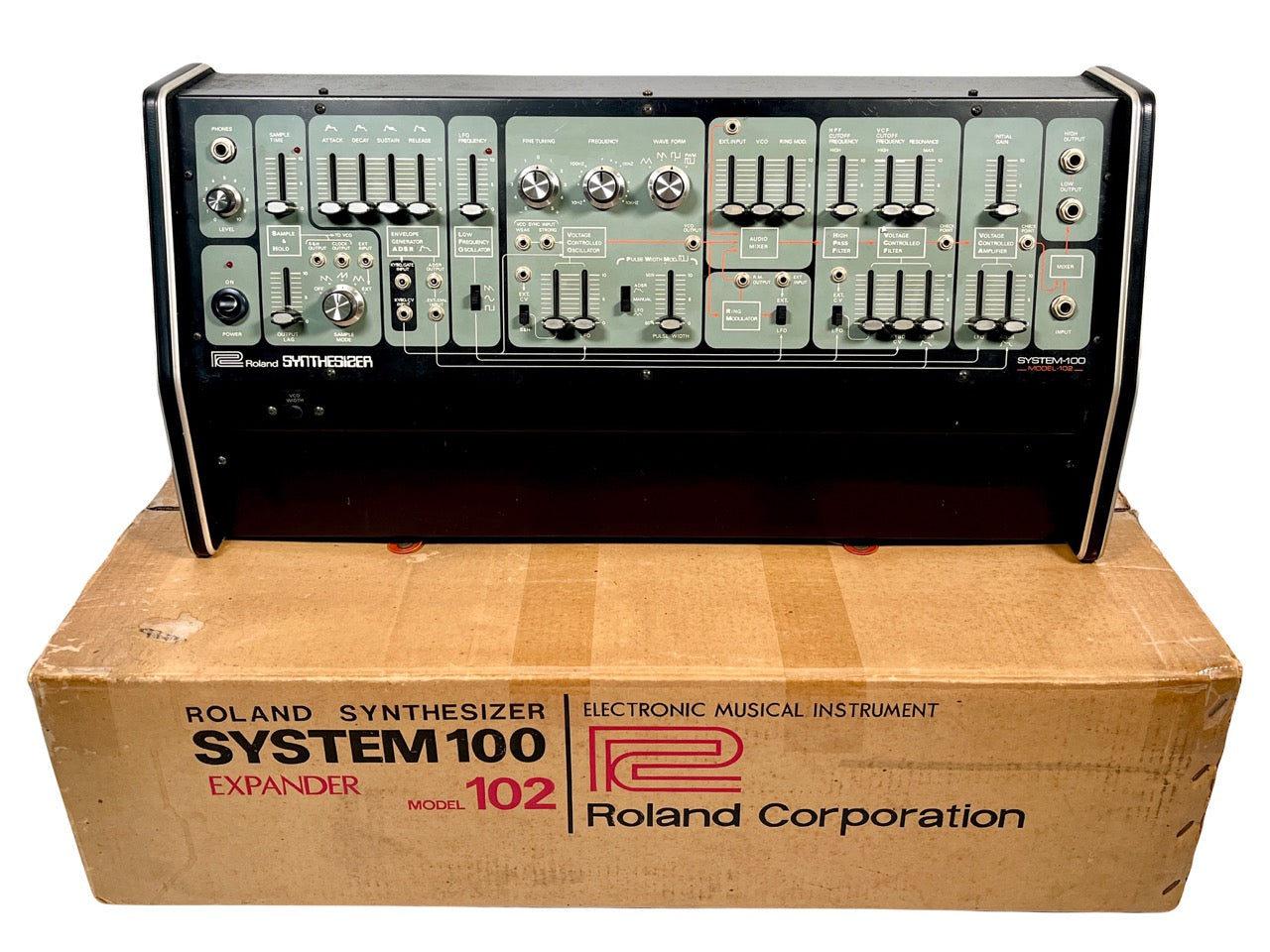 Roland System-100 Model 102 Expander with Original Box FOR SALE – Soundgas