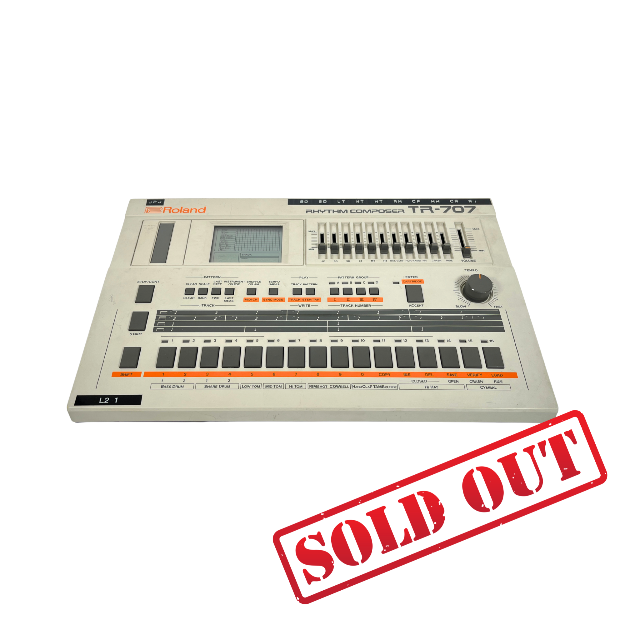 Roland TR-707 Rhythm Composer - SN 535900