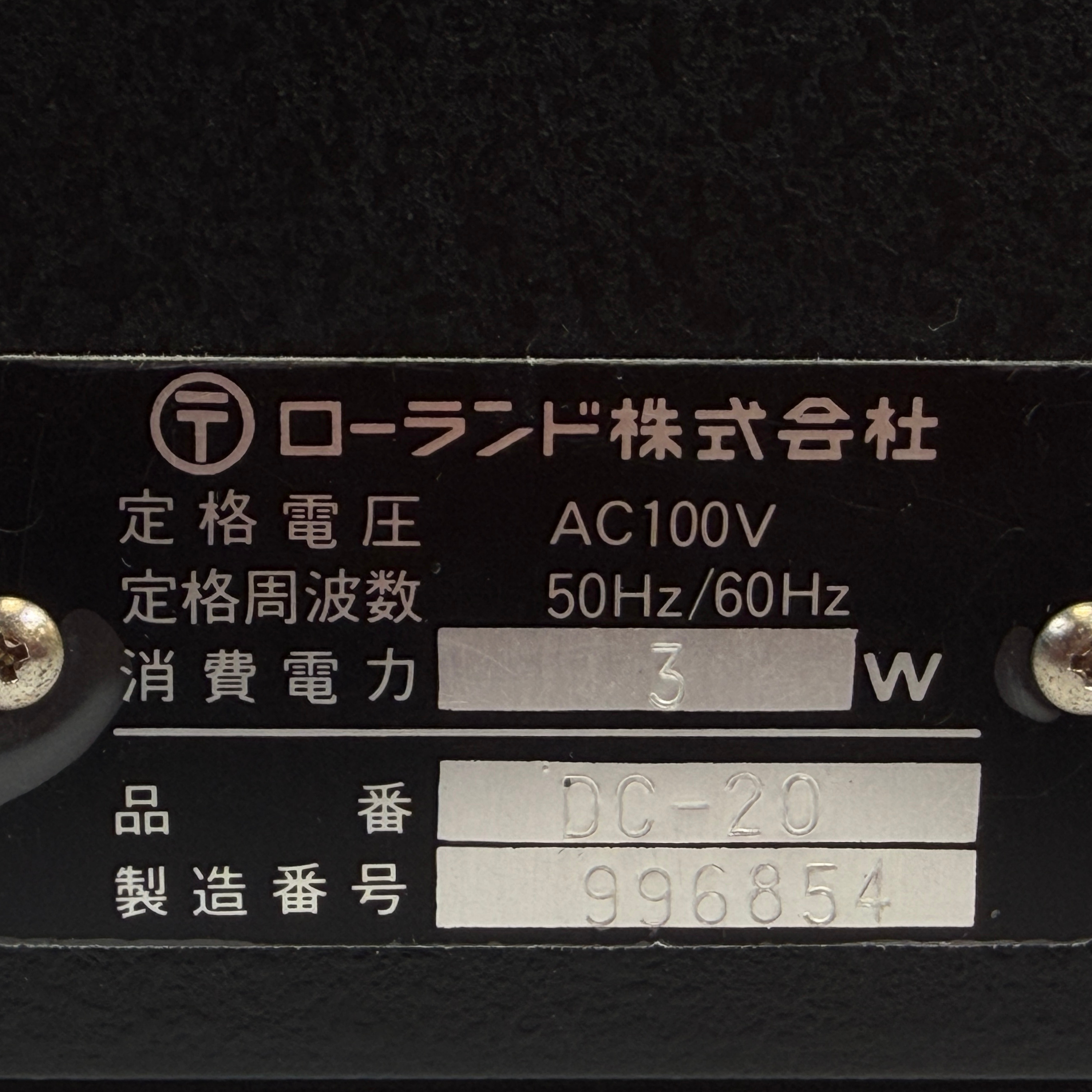 Roland  Analogue Echo DC-20_4