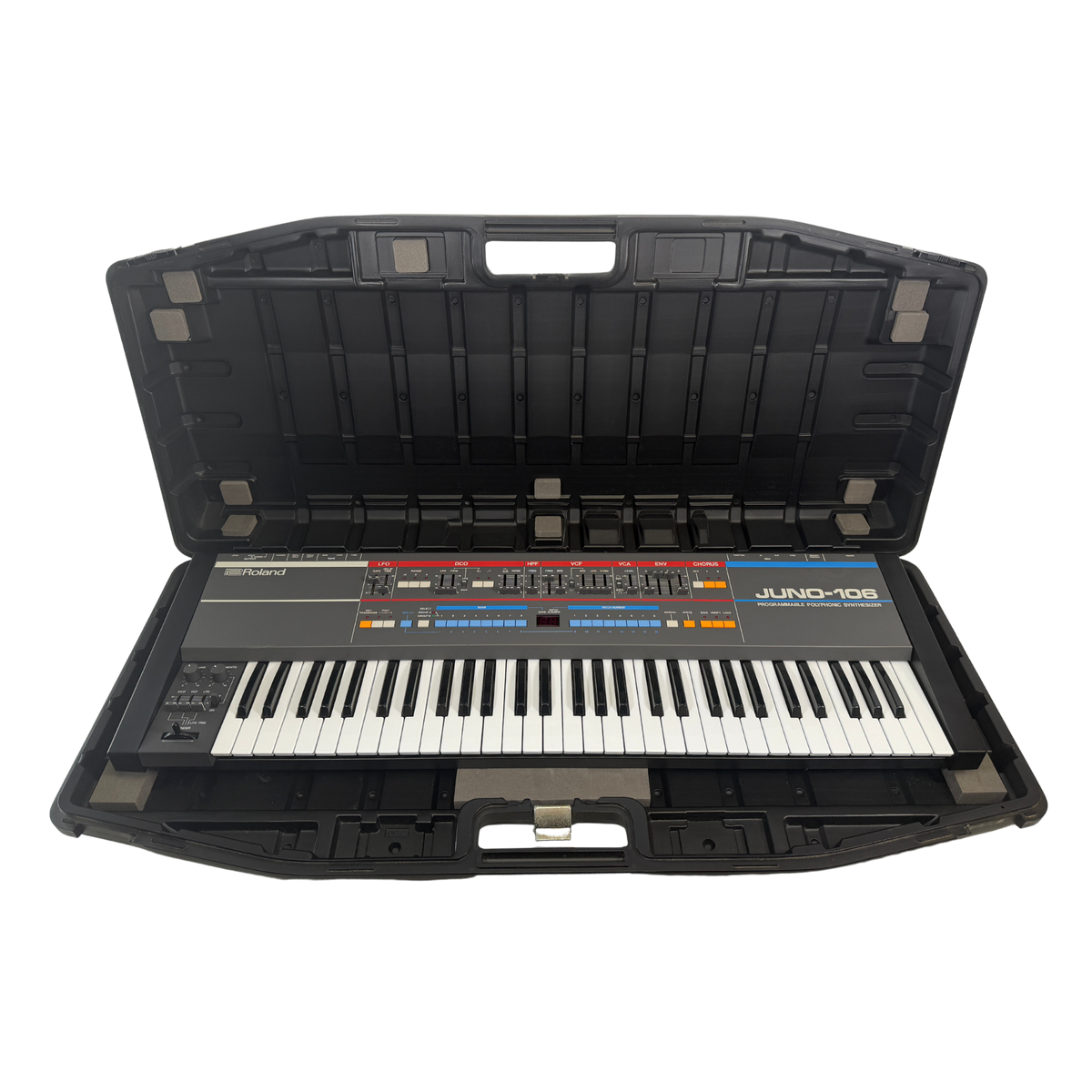 Roland Juno-106 with Hard Case For Sale - SN 581050