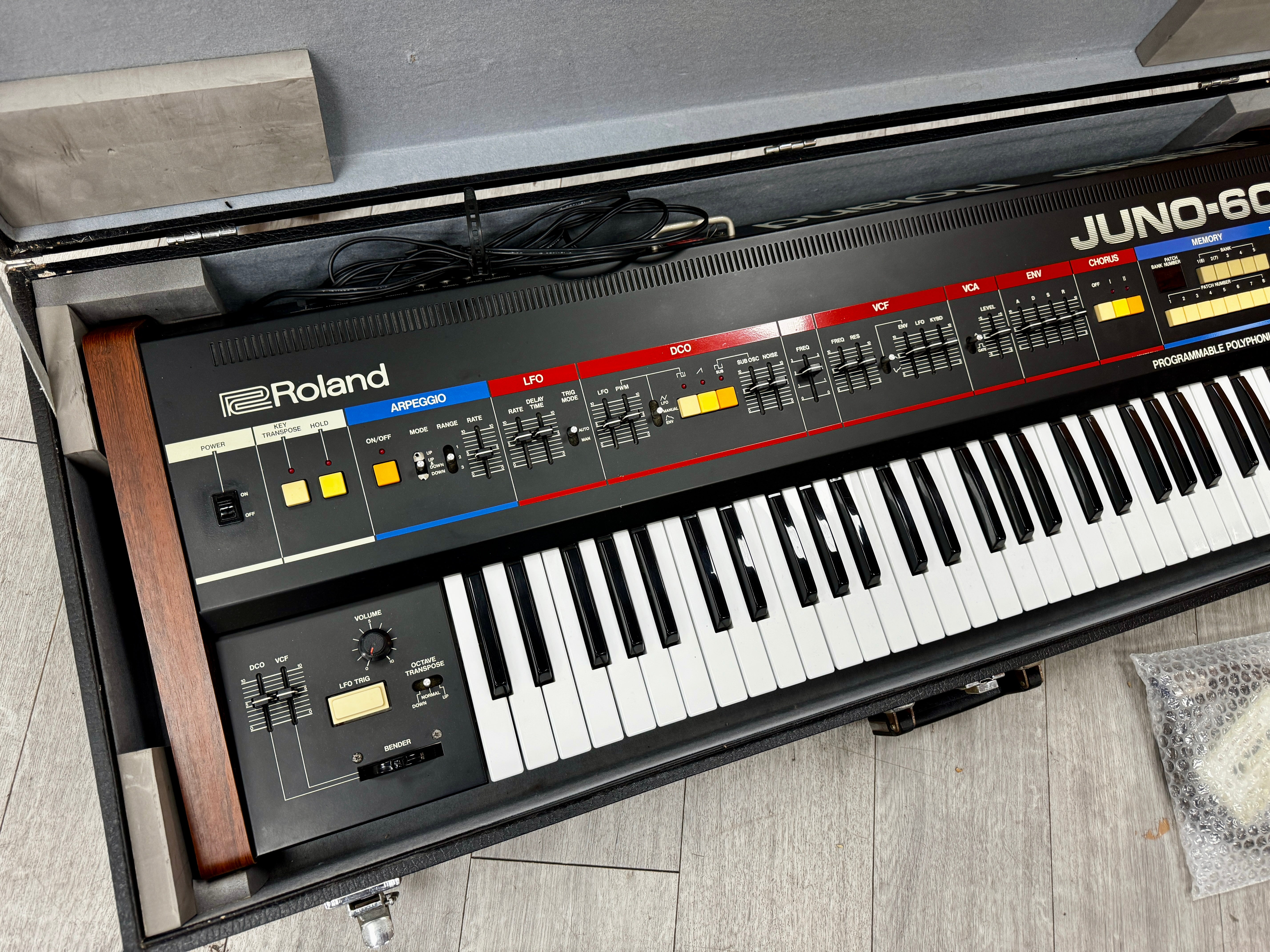 Roland Juno-60 Factory Fresh/Cased  - SN 291295