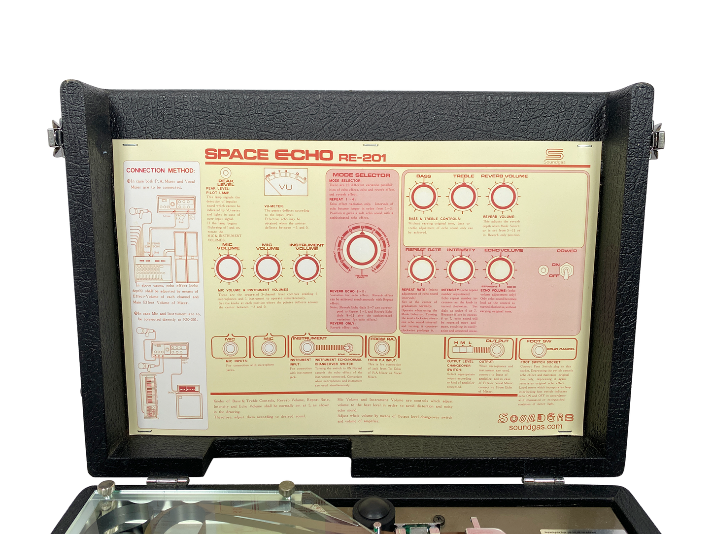 Roland RE-201 Space Echo Early Preamp Mod (Zero Head Gain)