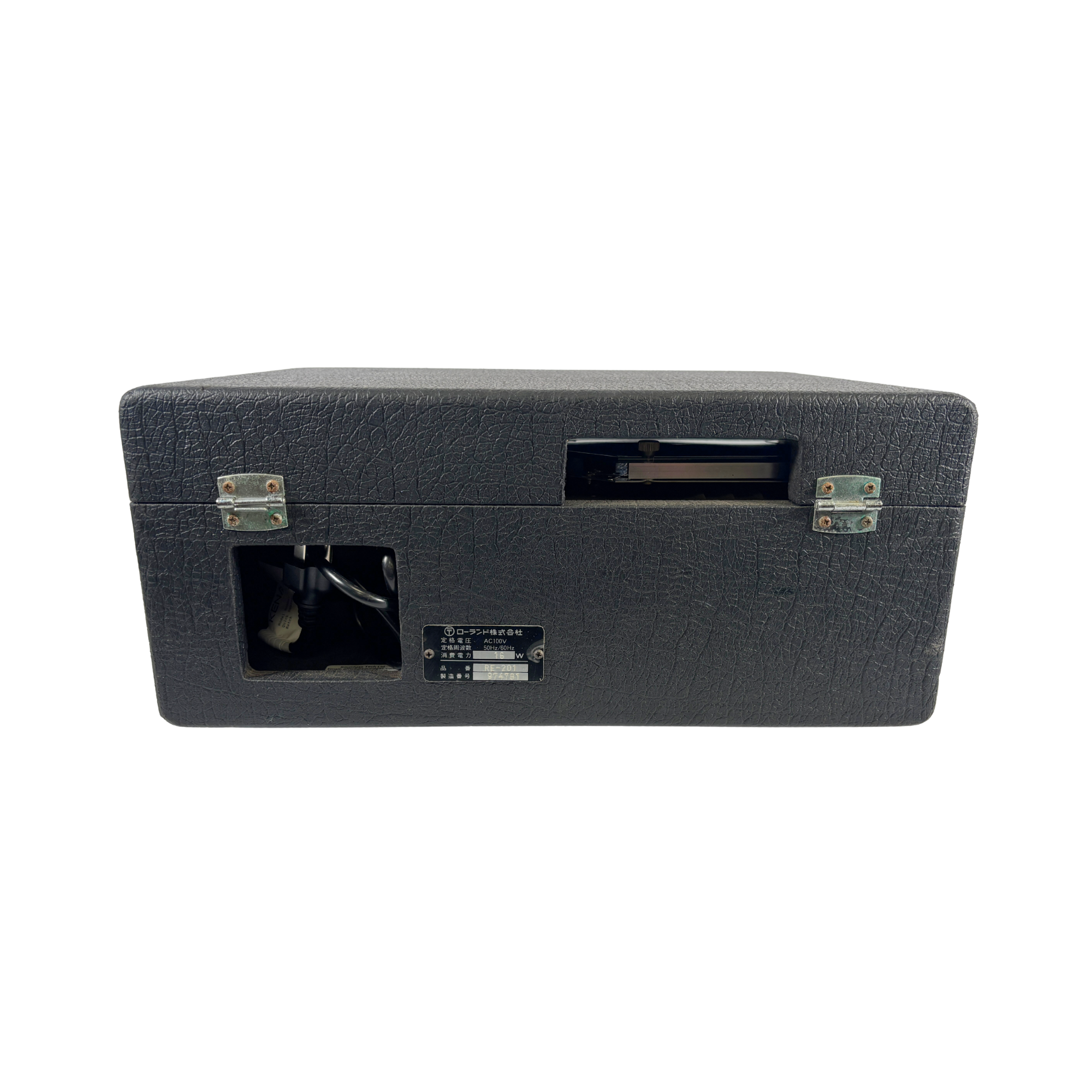 Roland RE-201 Space Echo Early Preamps - SN 974781 black