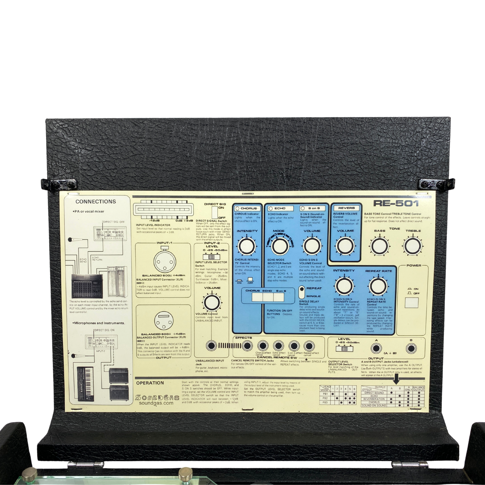 Roland RE-501 Instruction Sheet (982213)