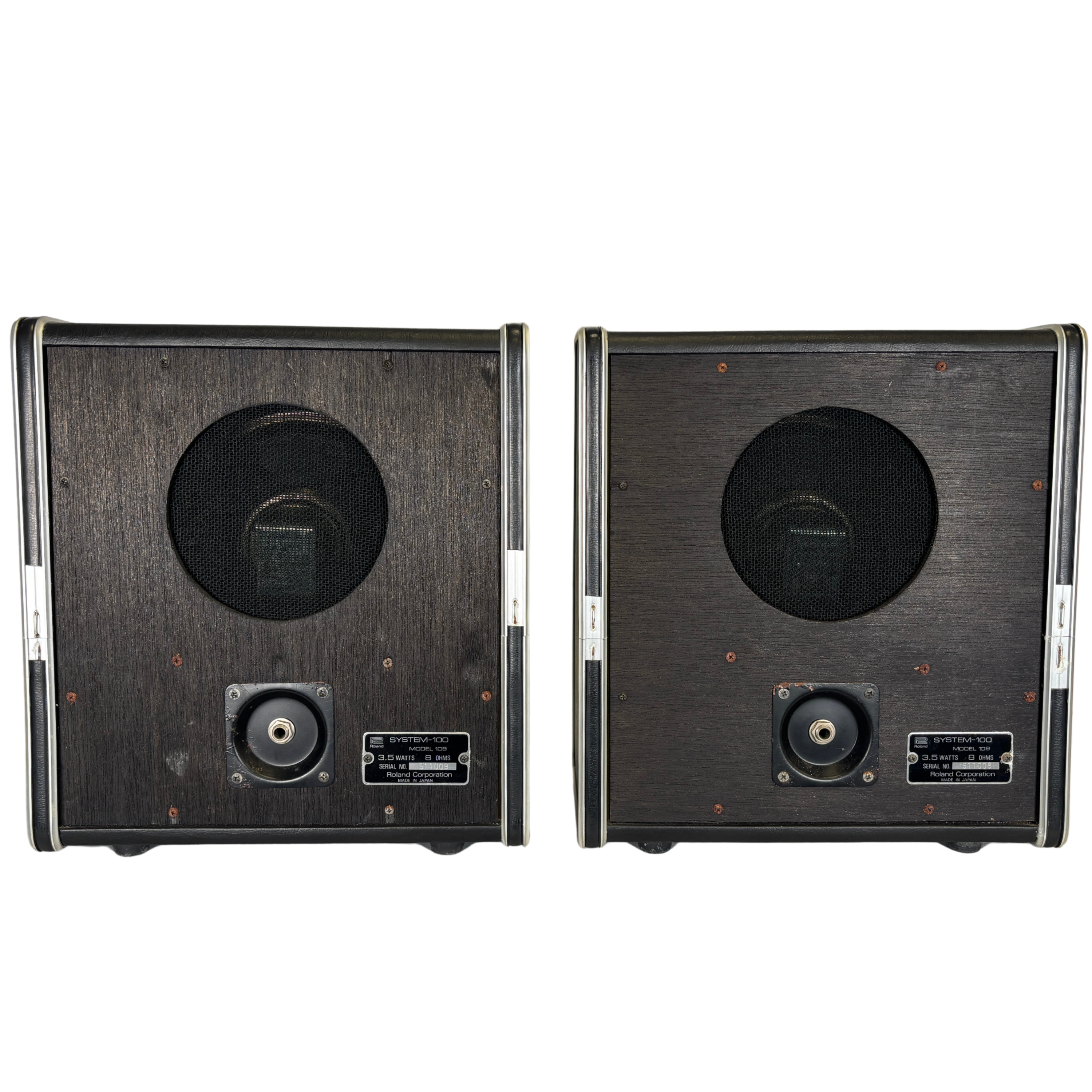 Roland System-100 Model 109 Speakers 511008 511009 2