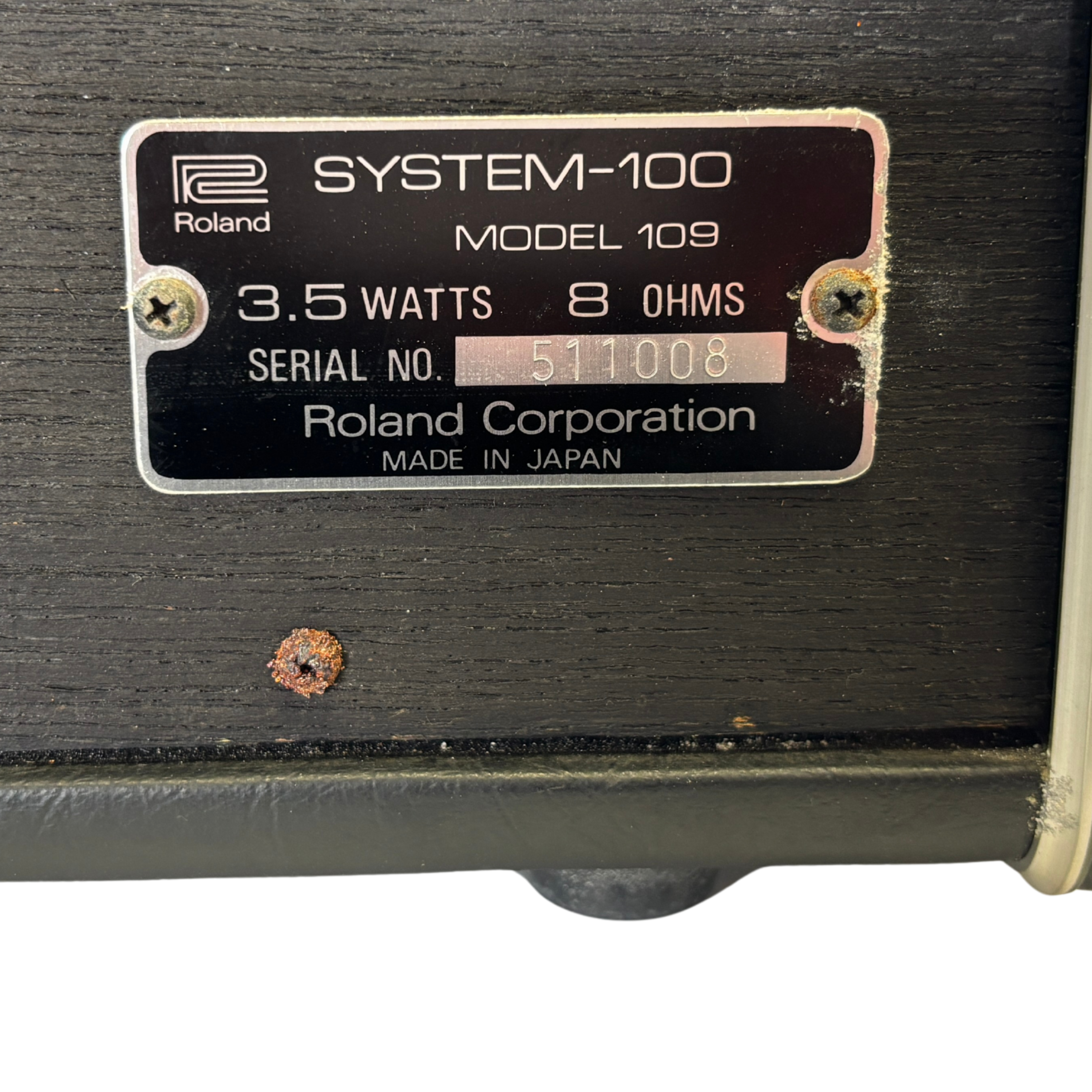 Roland System-100 Model 109 Speakers 511008 511009 5