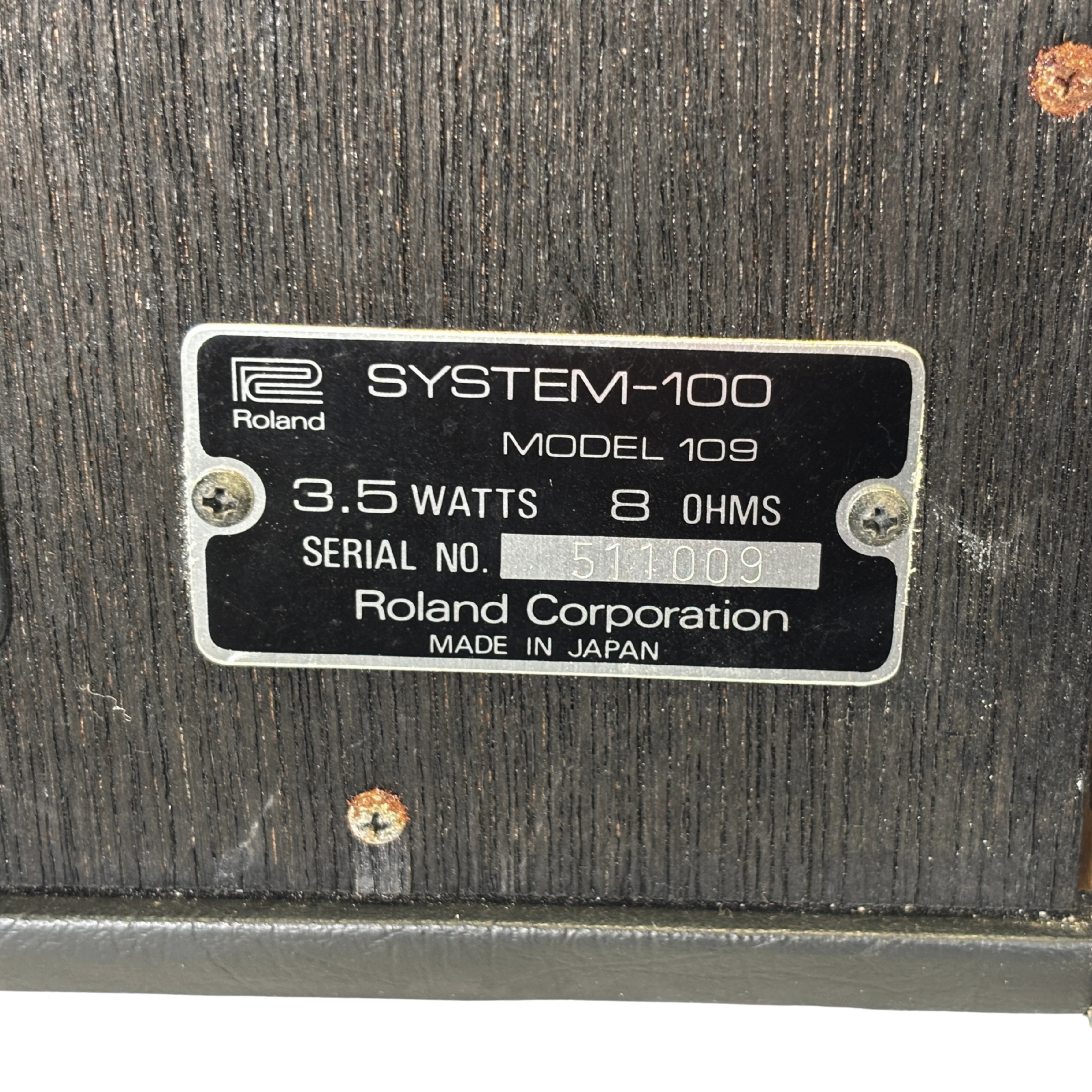 Roland System-100 Model 109 Speakers 511008 511009 6