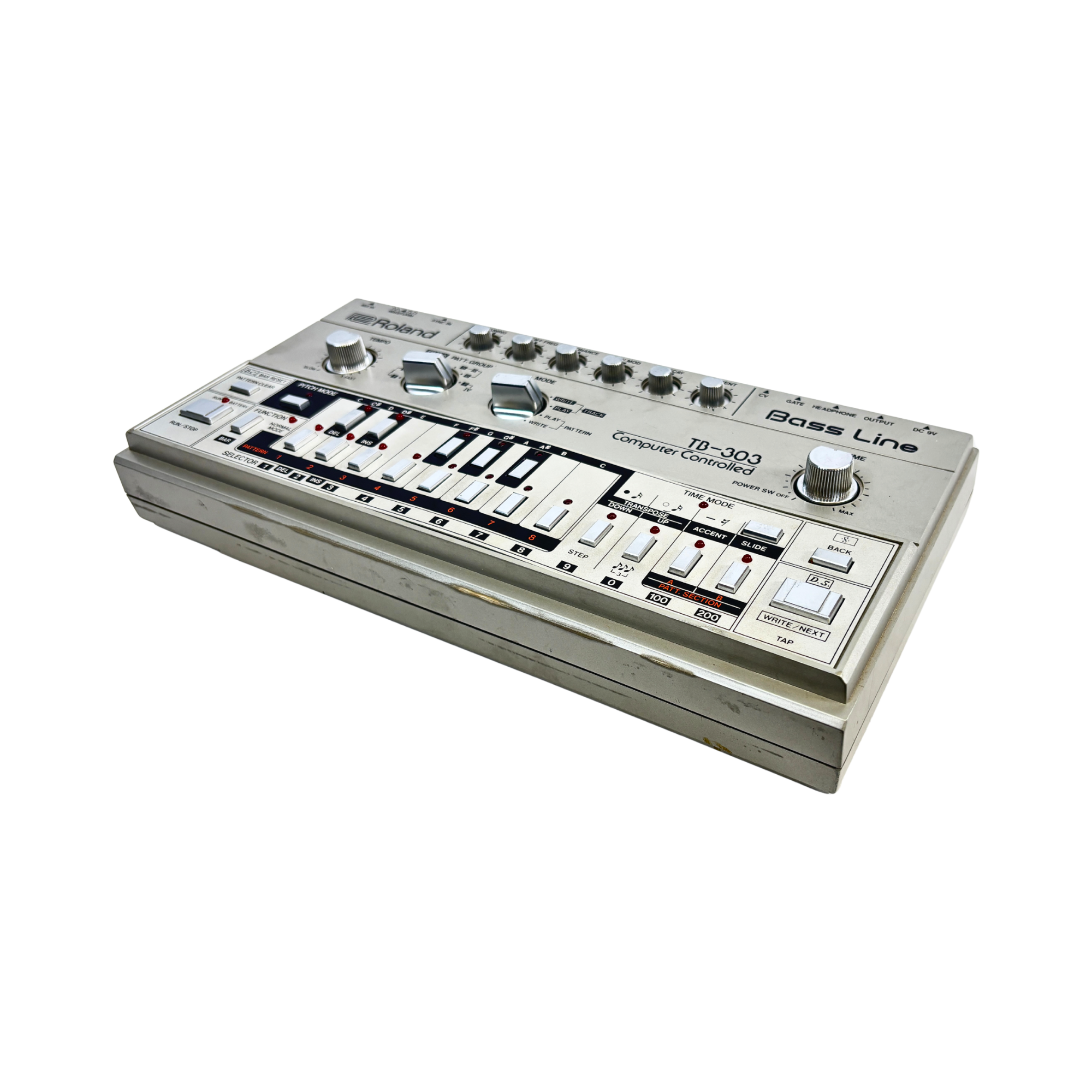 Roland TB-303 Bass Line - SN 110100 right