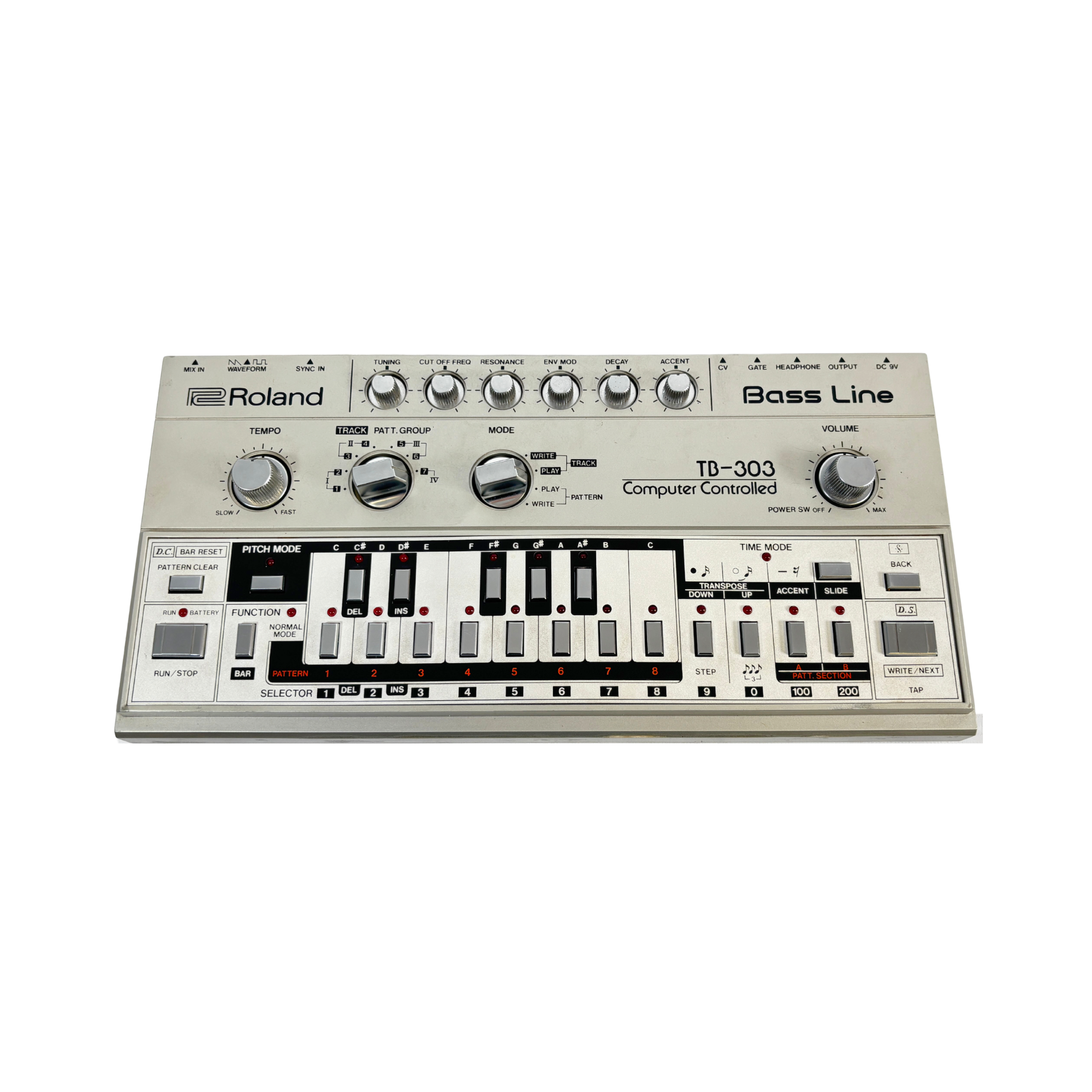 Roland TB-303 Bass Line - SN 110100 above