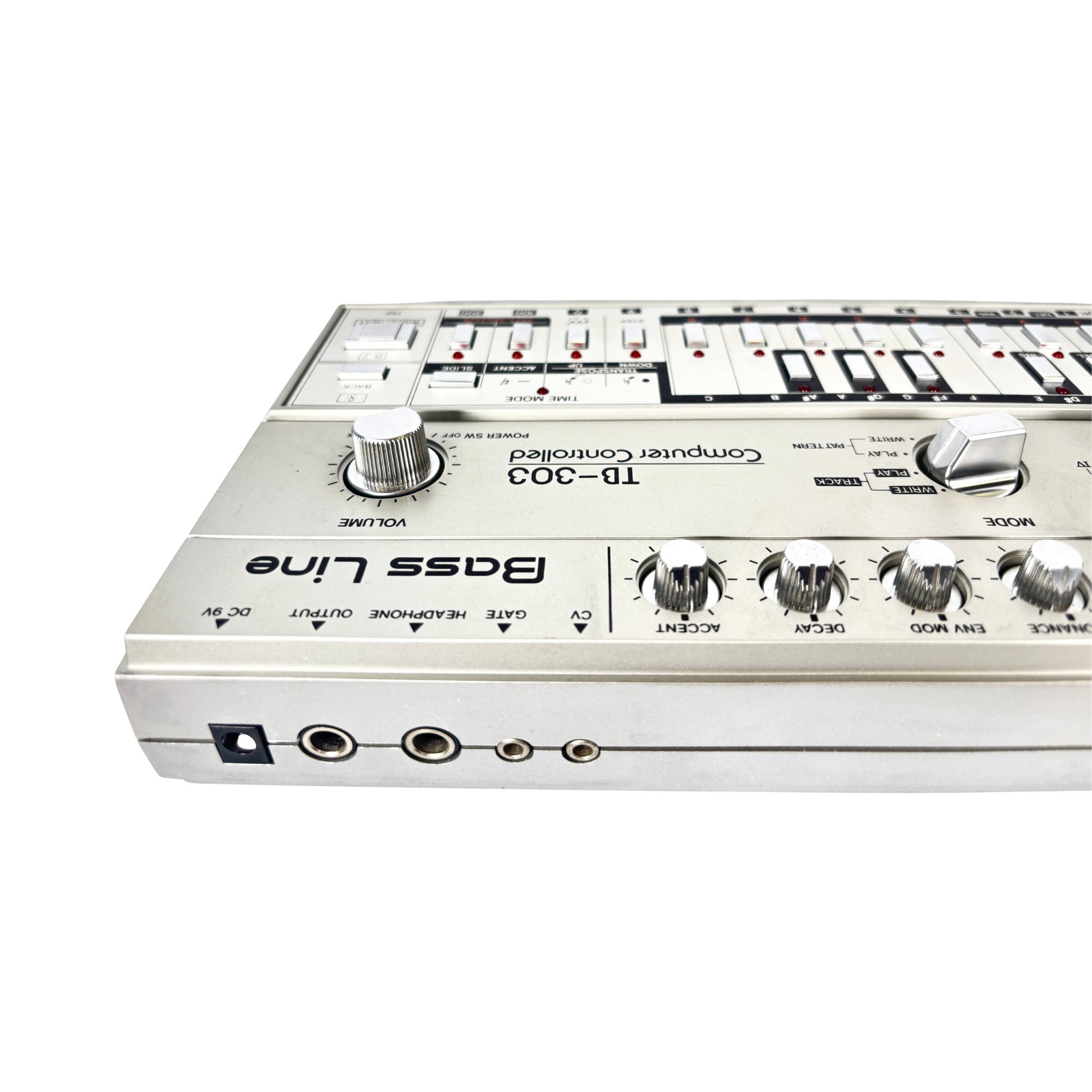 Roland TB-303 Bass Line - SN 110100 close up top