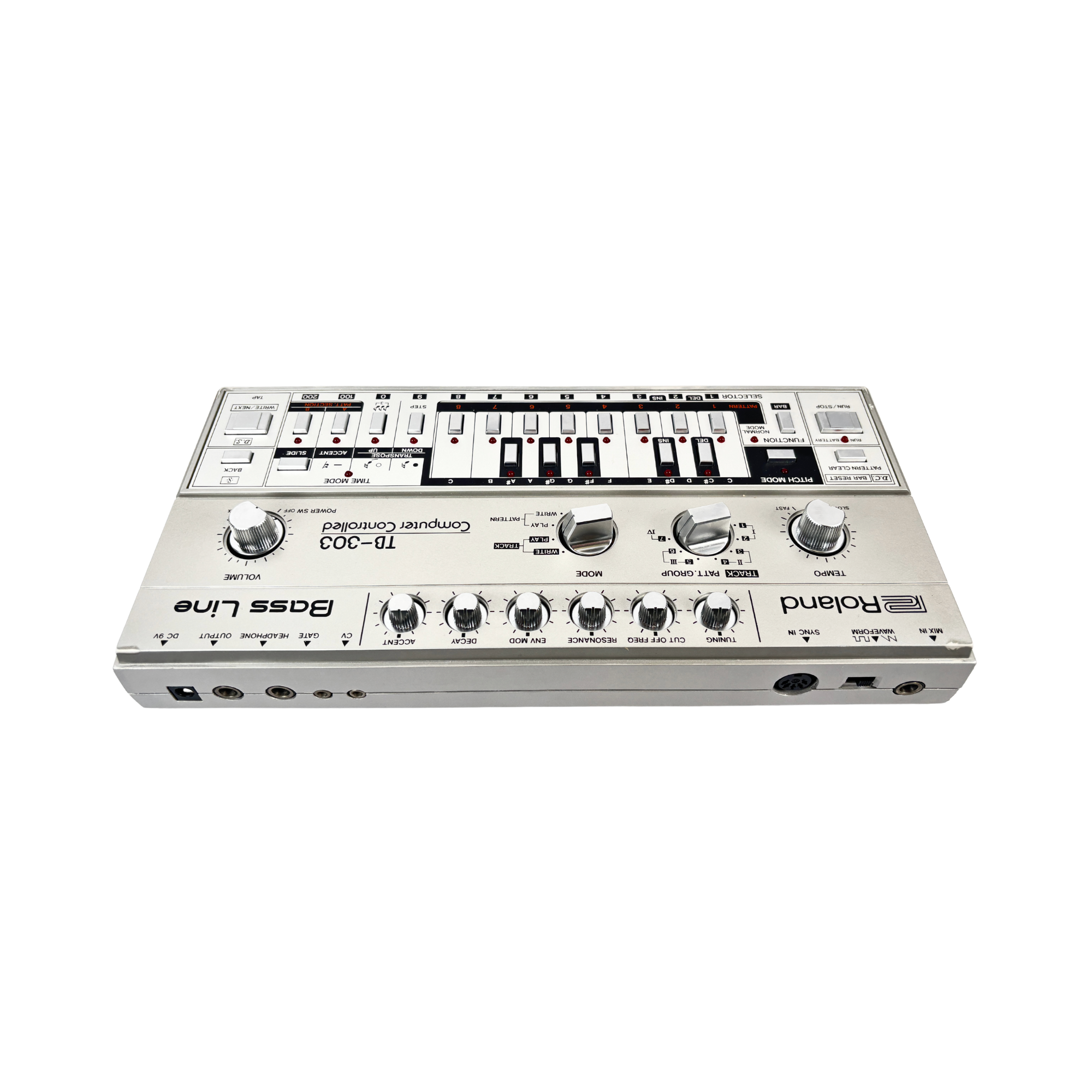 Roland TB-303 Bass Line - SN 163500 back