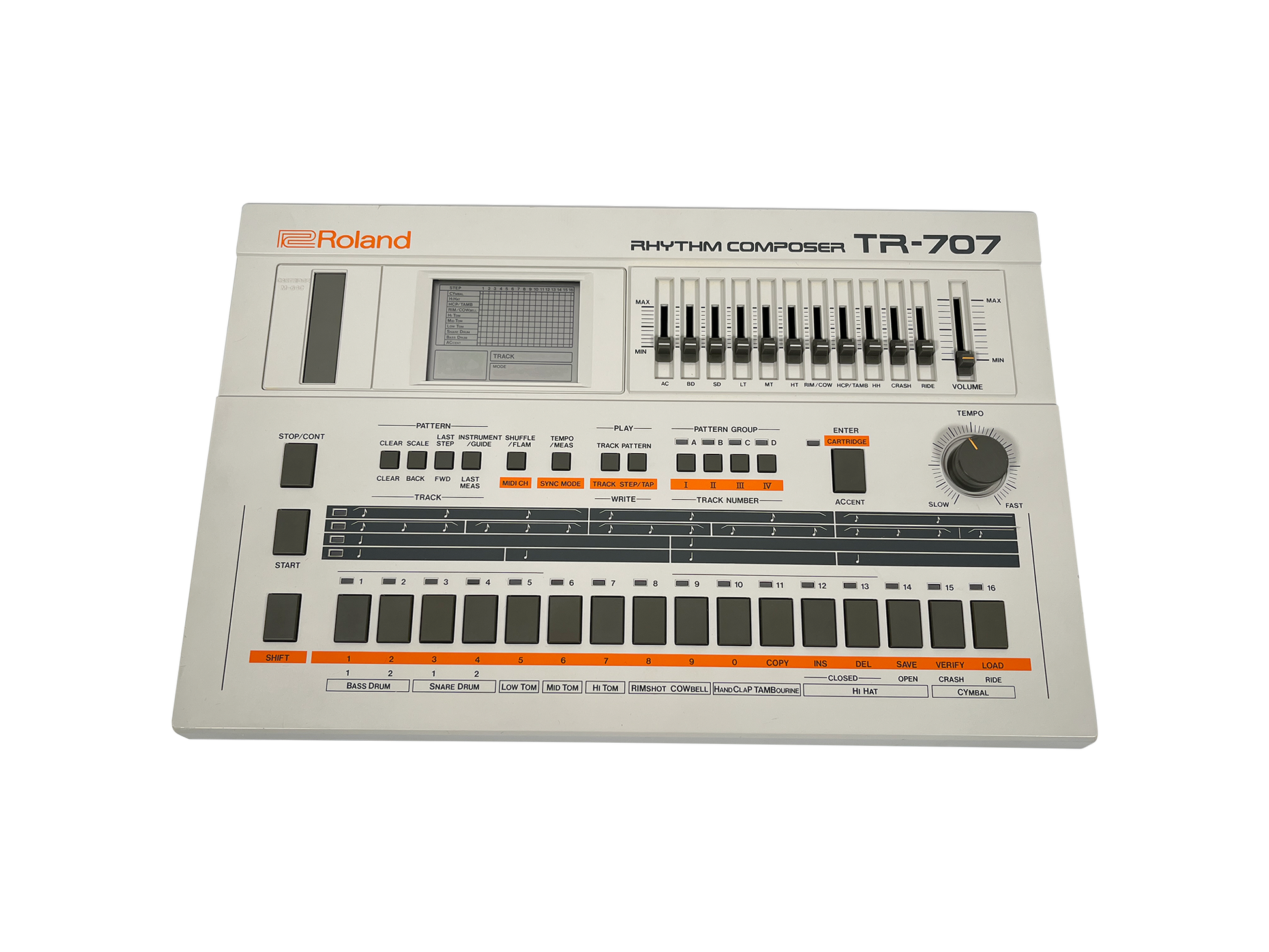 Roland TR-707 Expanded (727 808 909 + 4 Soundgas Banks)