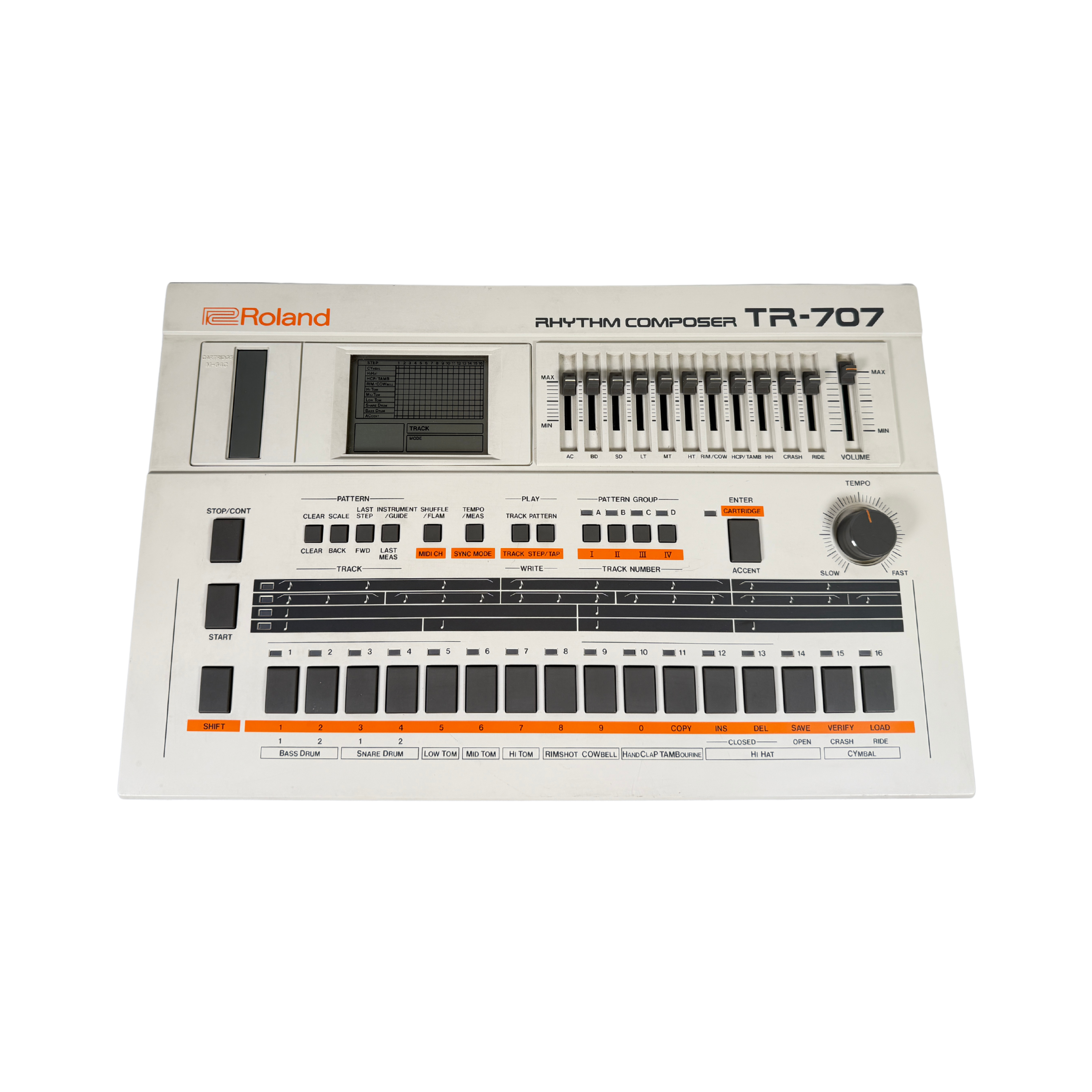 Roland TR-707 Rhythm Composer - Exclusive Soundgas HKA Modified Edition- SN 727100