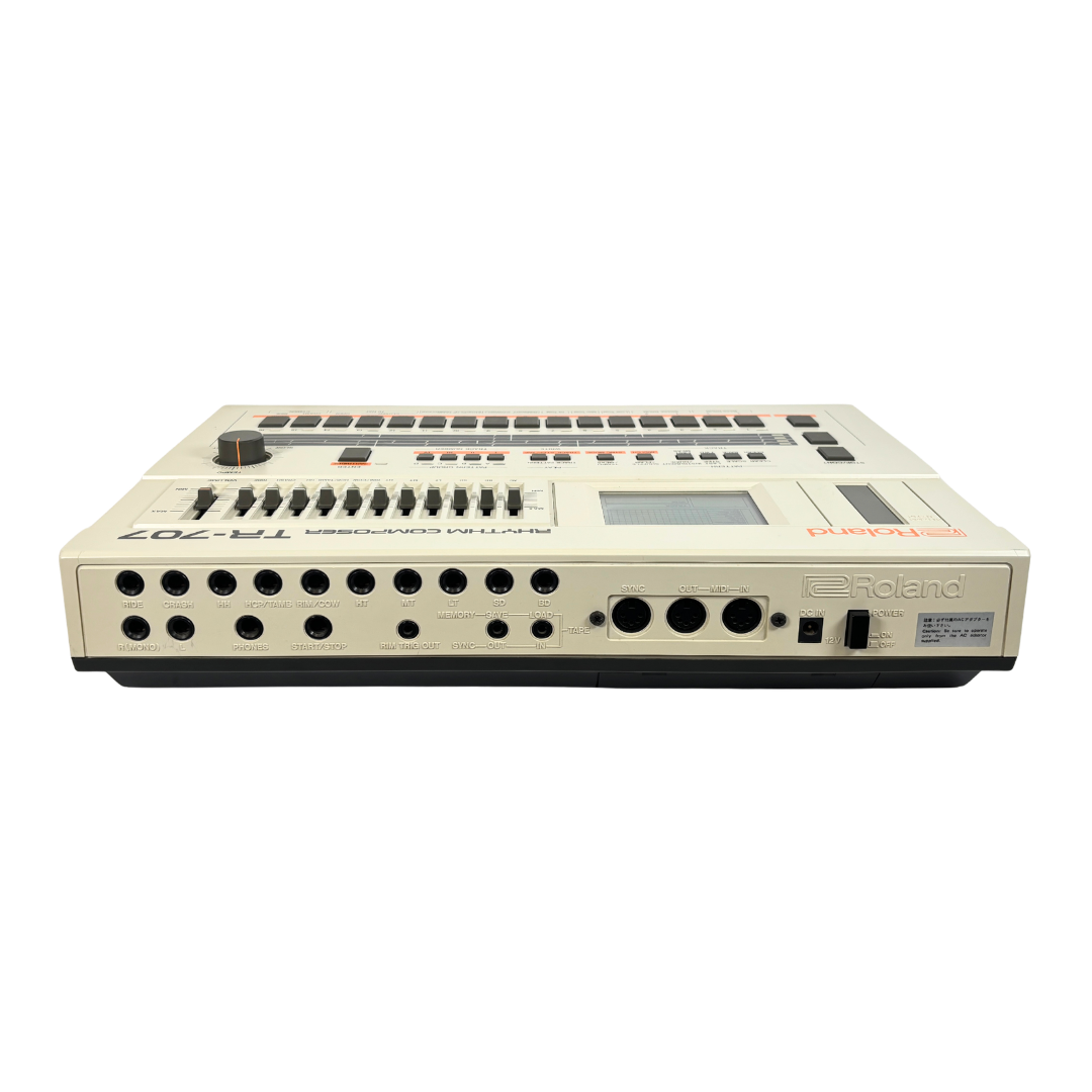 Roland TR-707 back
