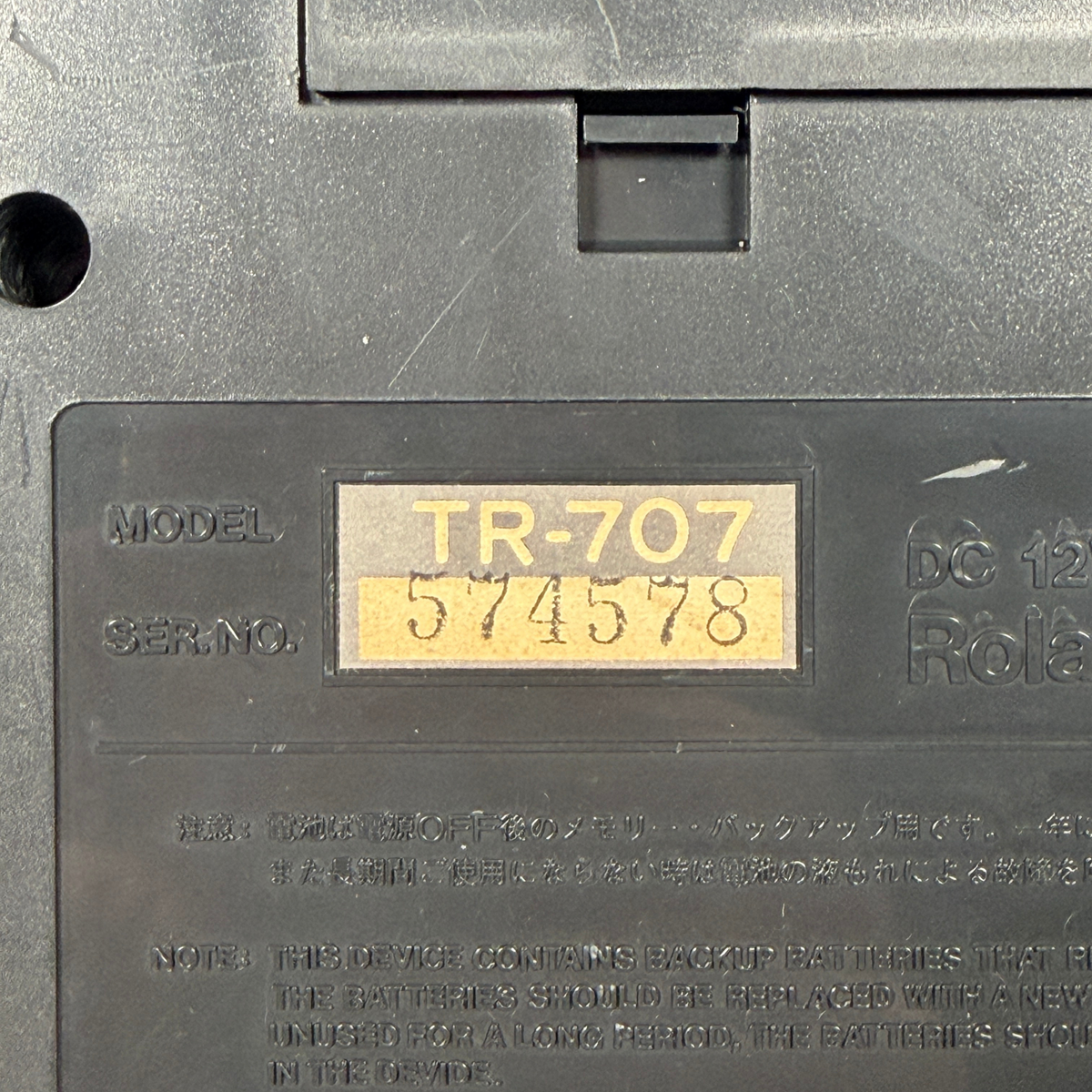 Roland TR-707 Circuitbent