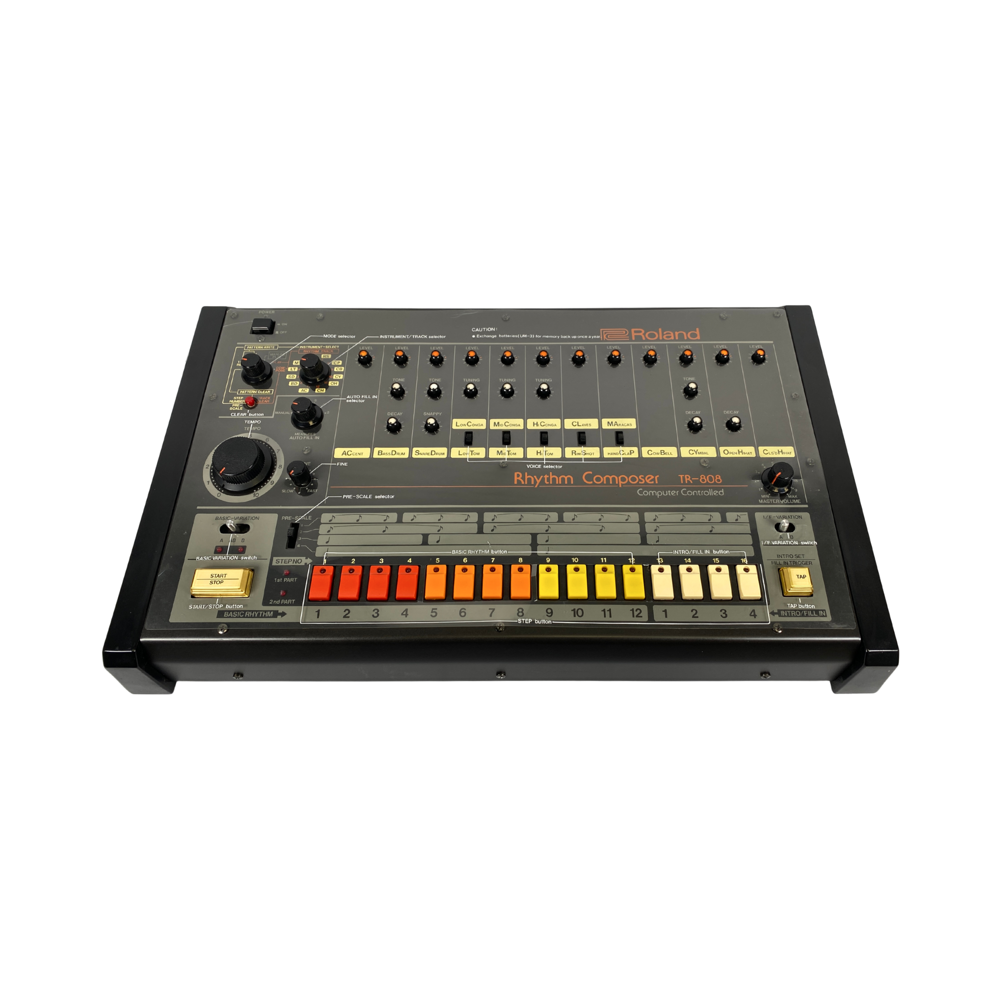 Roland TR-808 with cover (311244)