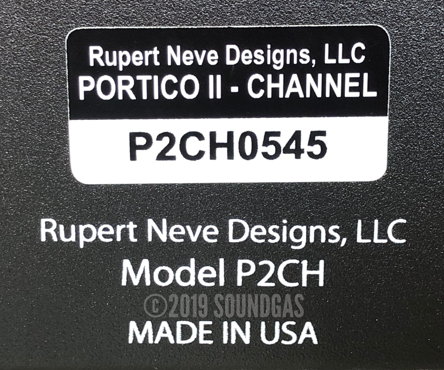 Rupert Neve Portico II Channel