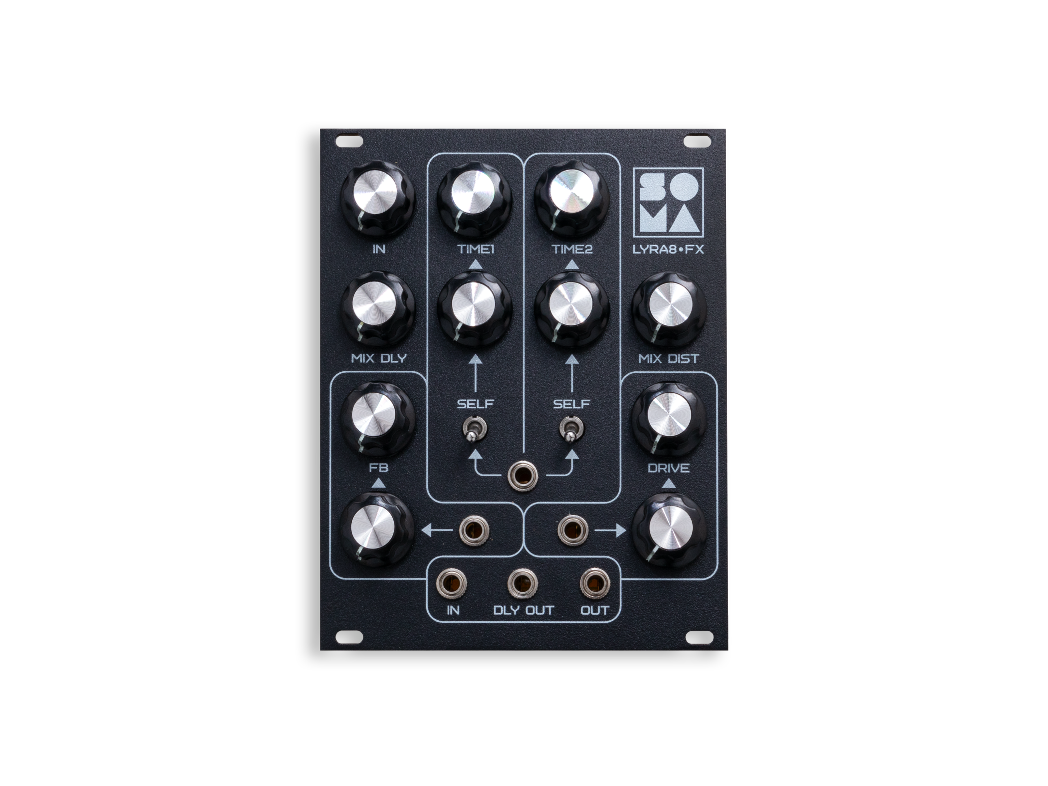 SOMA Lyra8-FX Eurorack Module black