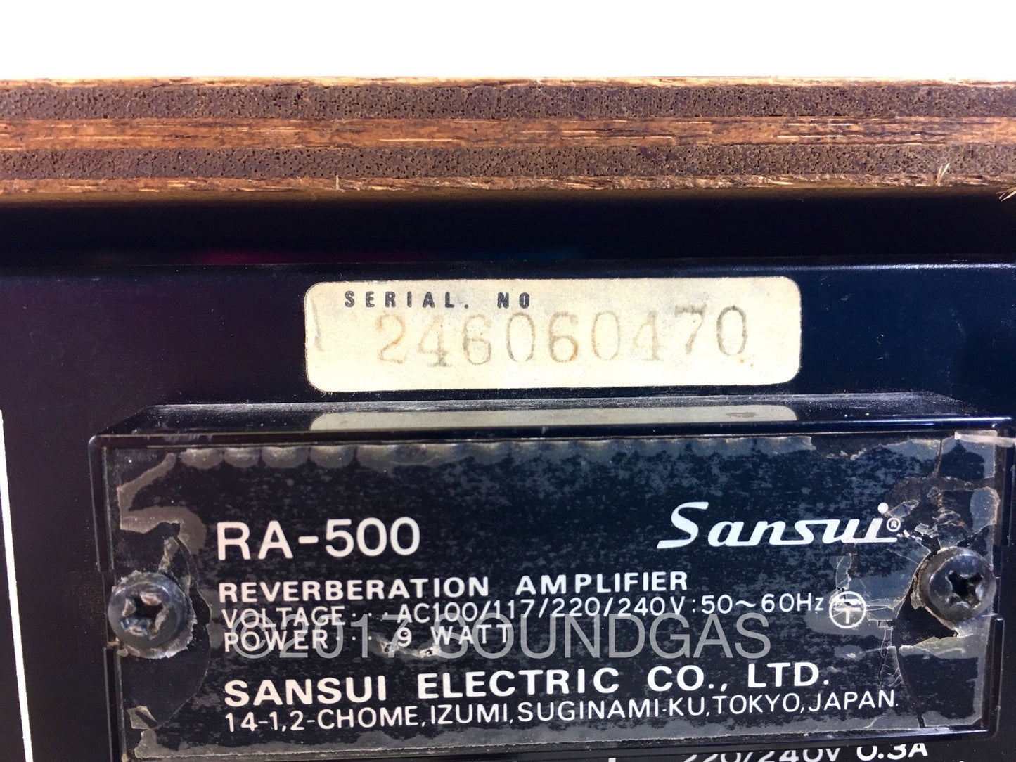 Sansui RA-500 Reverberation Amplifier