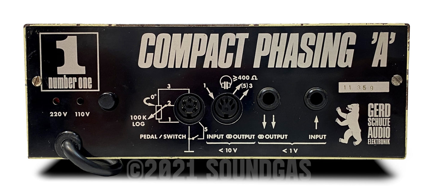 Schulte Compact Phasing 'A' & Custom Controller