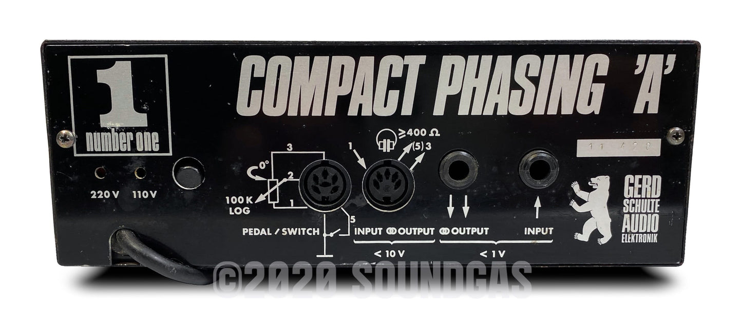 Schulte Compact Phasing 'A' & Custom Controller