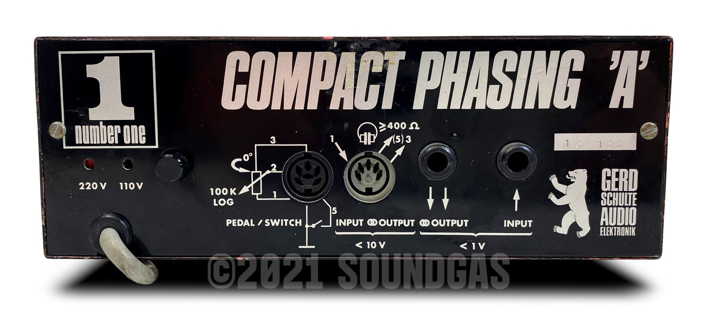 Schulte Compact Phasing 'A' & Custom Controller