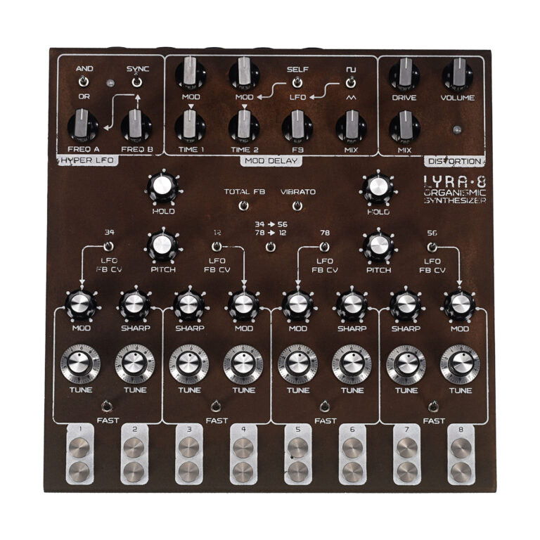 Soma Synthesizers Limited Edition Rusting Bundle - Lyra-8