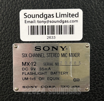 Sony MX-12 6-Channel Mixer