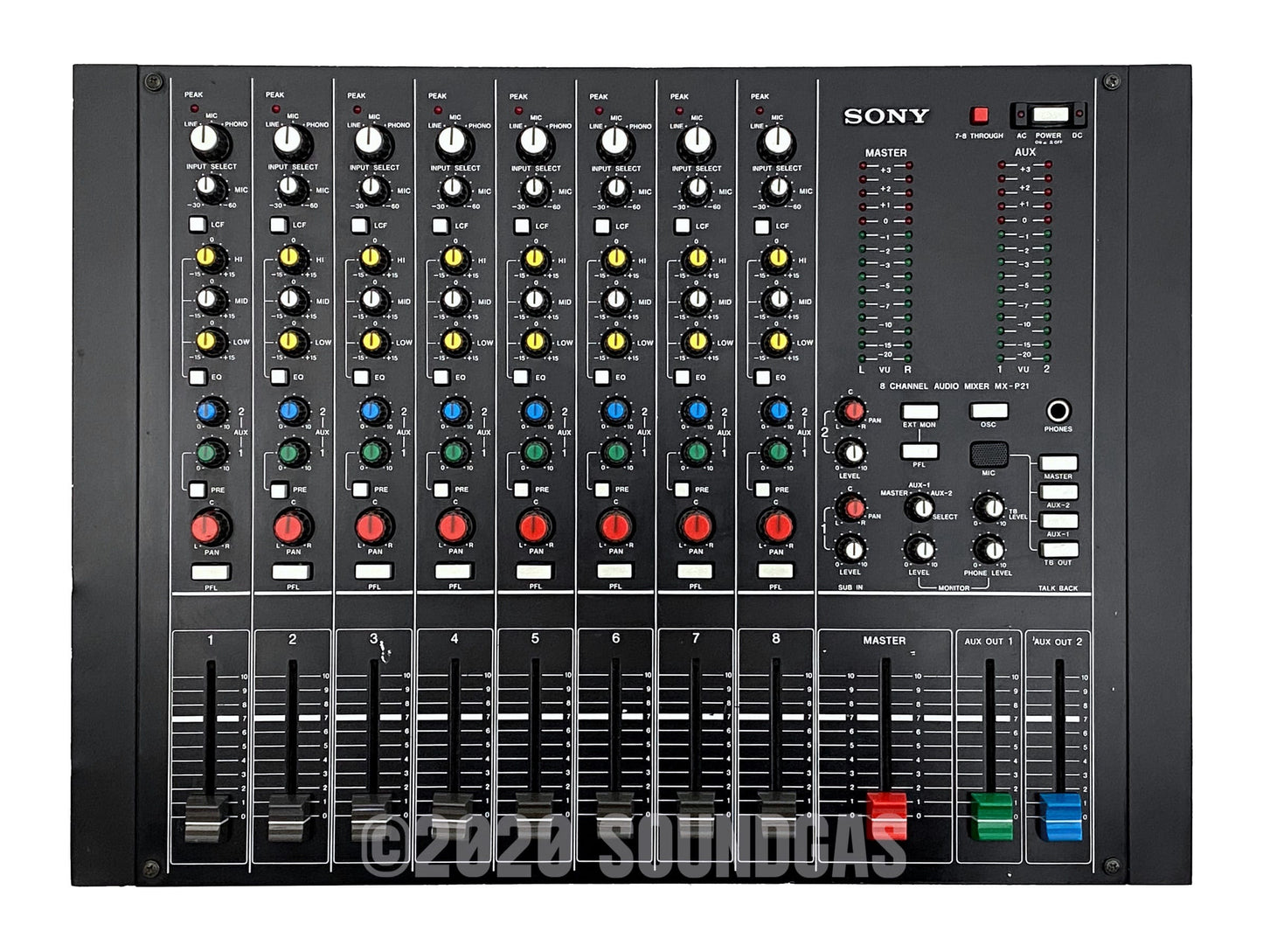 Sony MX-P21 8 Channel Broadcast Mixer