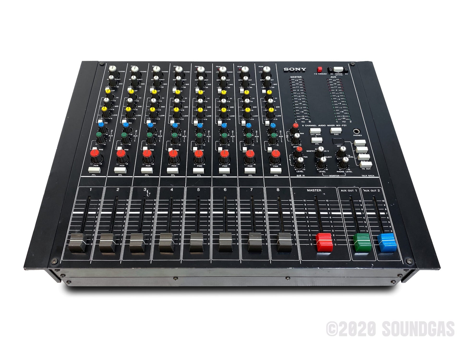 Sony MX-P21 8 Channel Broadcast Mixer FOR SALE – Soundgas