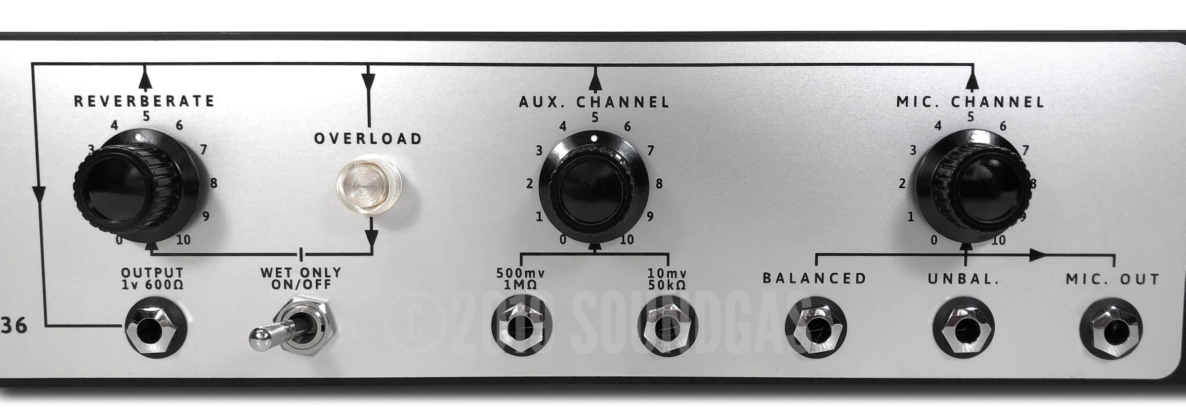 Sound Gas Spring Reverb Hard *Soundgas Type 636 (Grampian) Spring Reverb FOR SALE