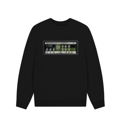 Black Soundgas RE-201 Space Echo Photo Oversized Hoodie