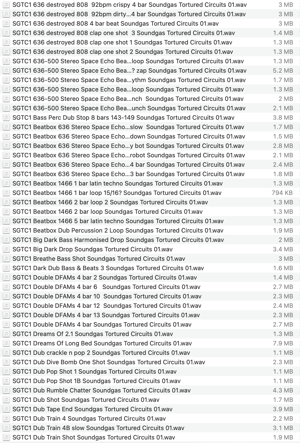 Soundgas Tortured Circuits 01 - Type 636 Samples, Beats & Loops