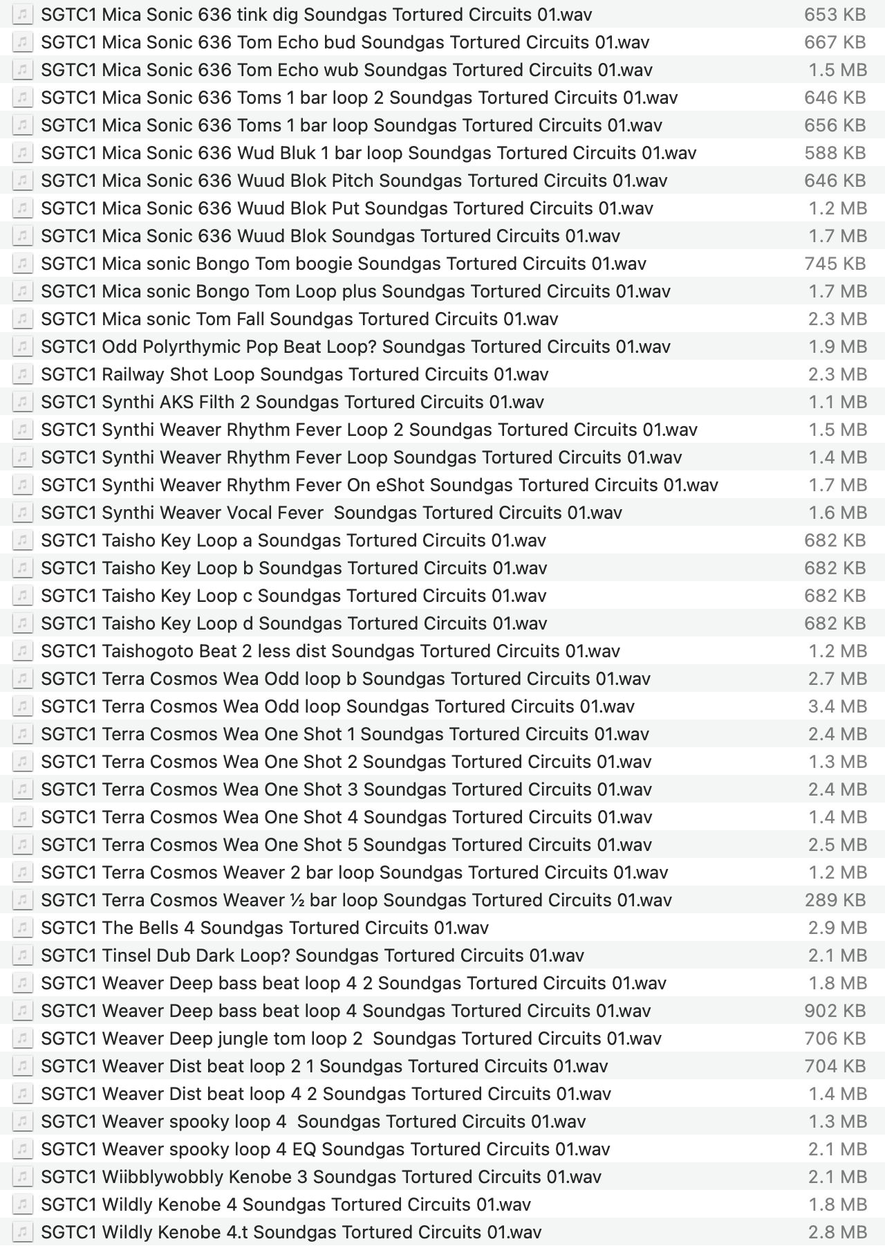Soundgas Tortured Circuits 01 - Type 636 Samples, Beats & Loops