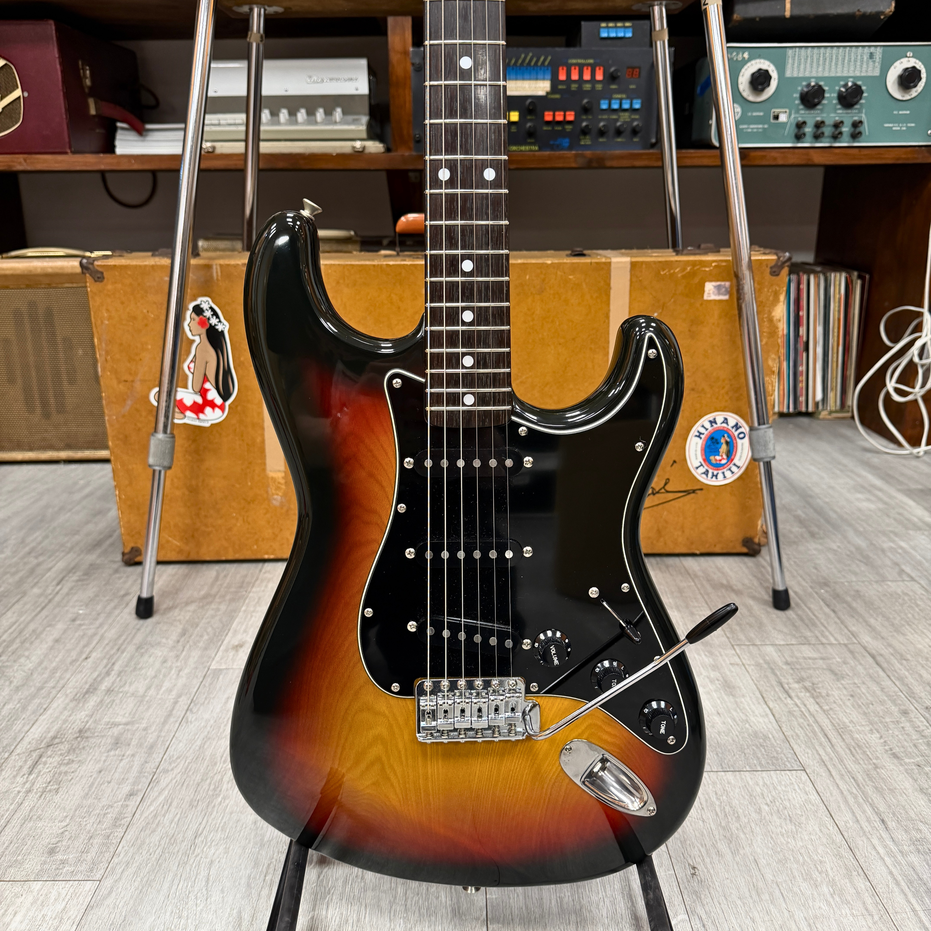 Fender Squier Stratocaster Tobacco Burst JV Serial (JV71827)_4