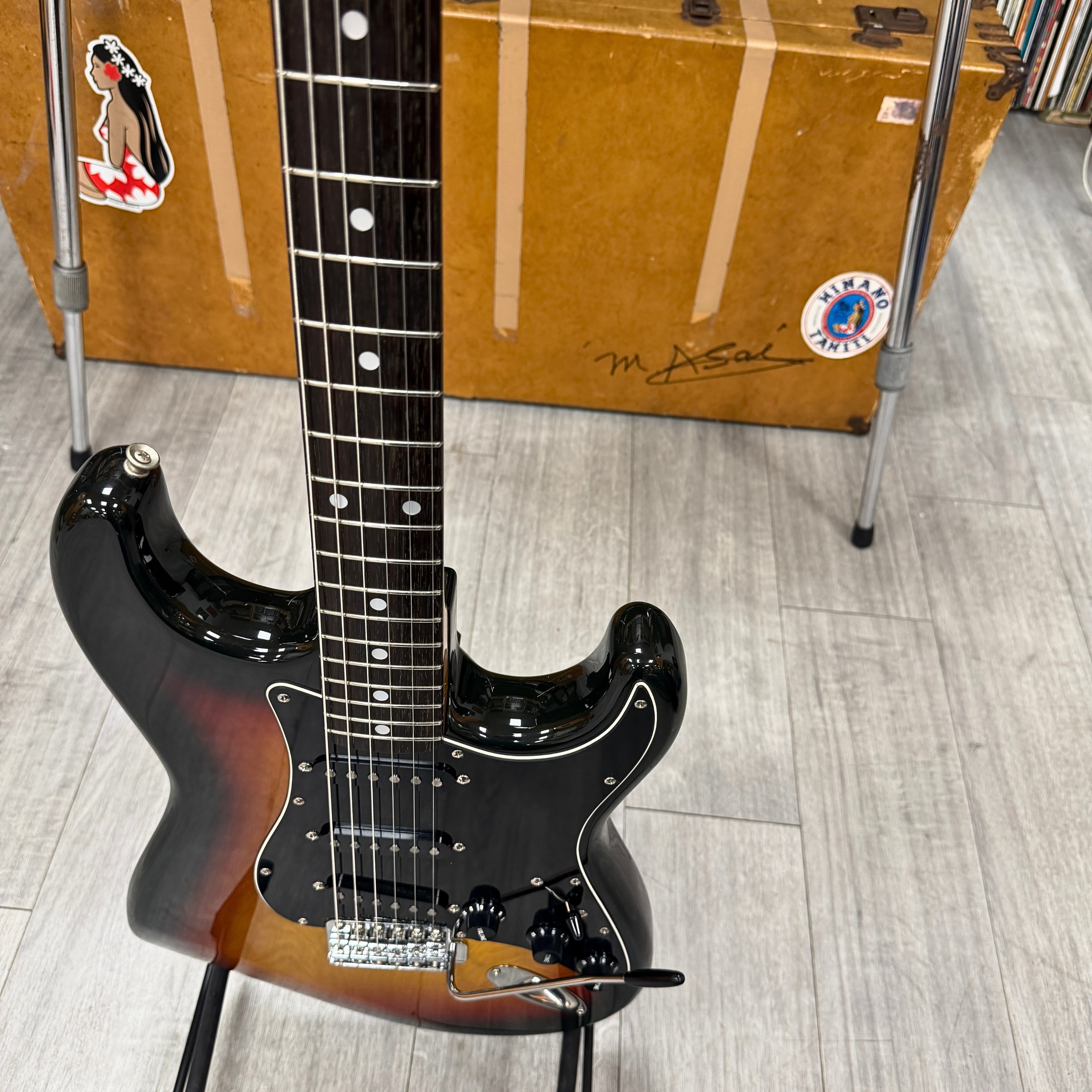 Fender Squier Stratocaster Tobacco Burst JV Serial (JV71827)_6