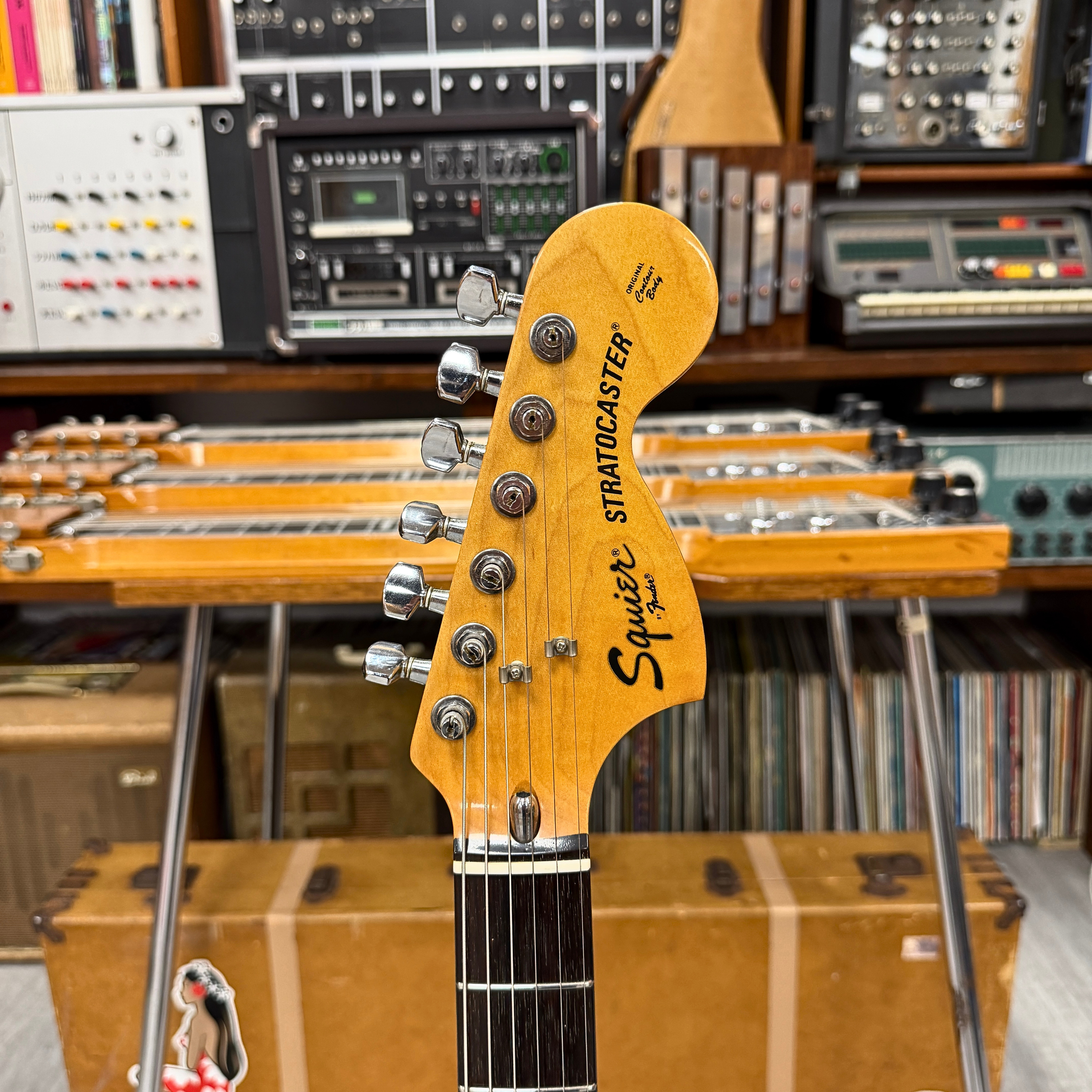 Fender Squier Stratocaster Tobacco Burst JV Serial (JV71827)_7