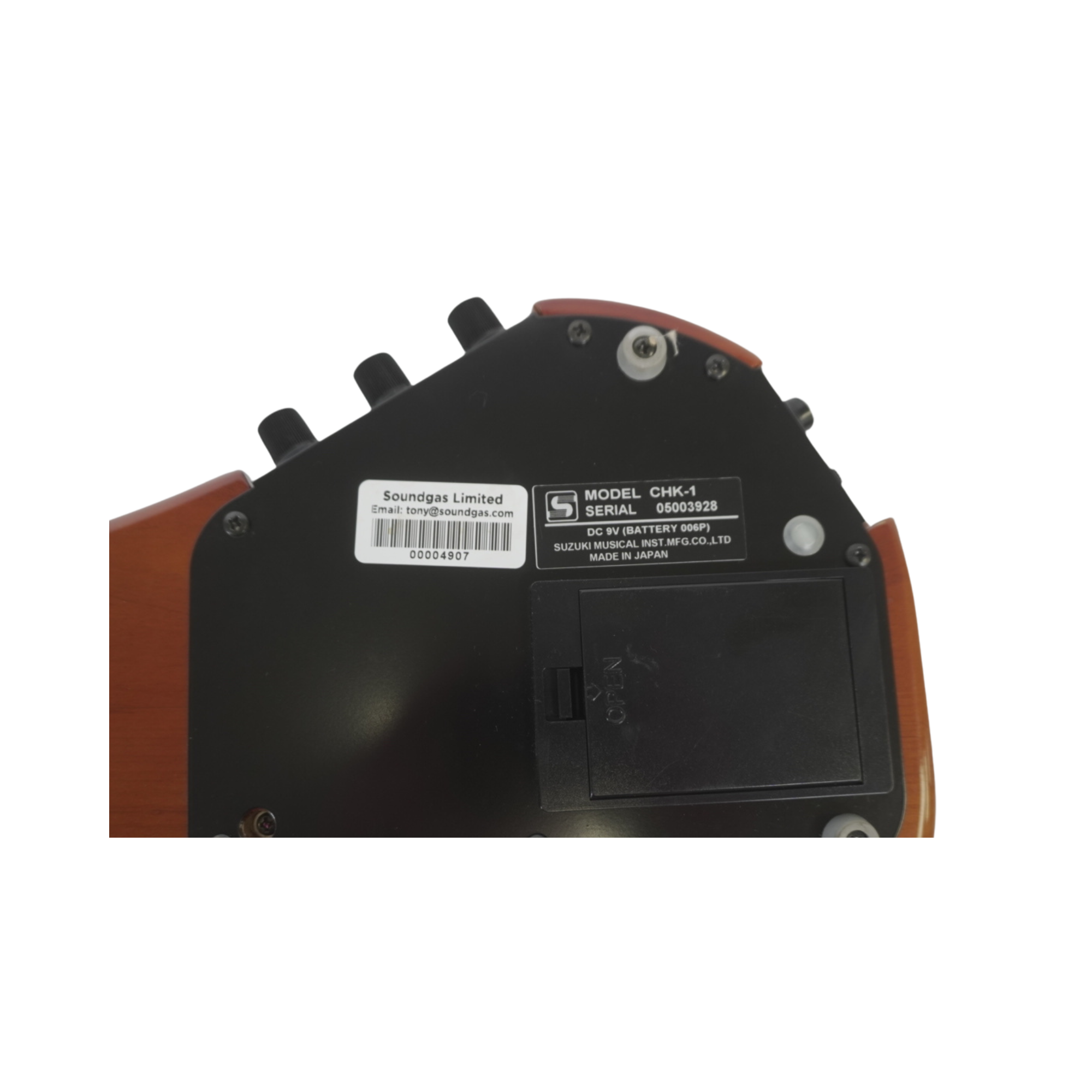 Suzuki CHK-1 Serial Plate (05003928)