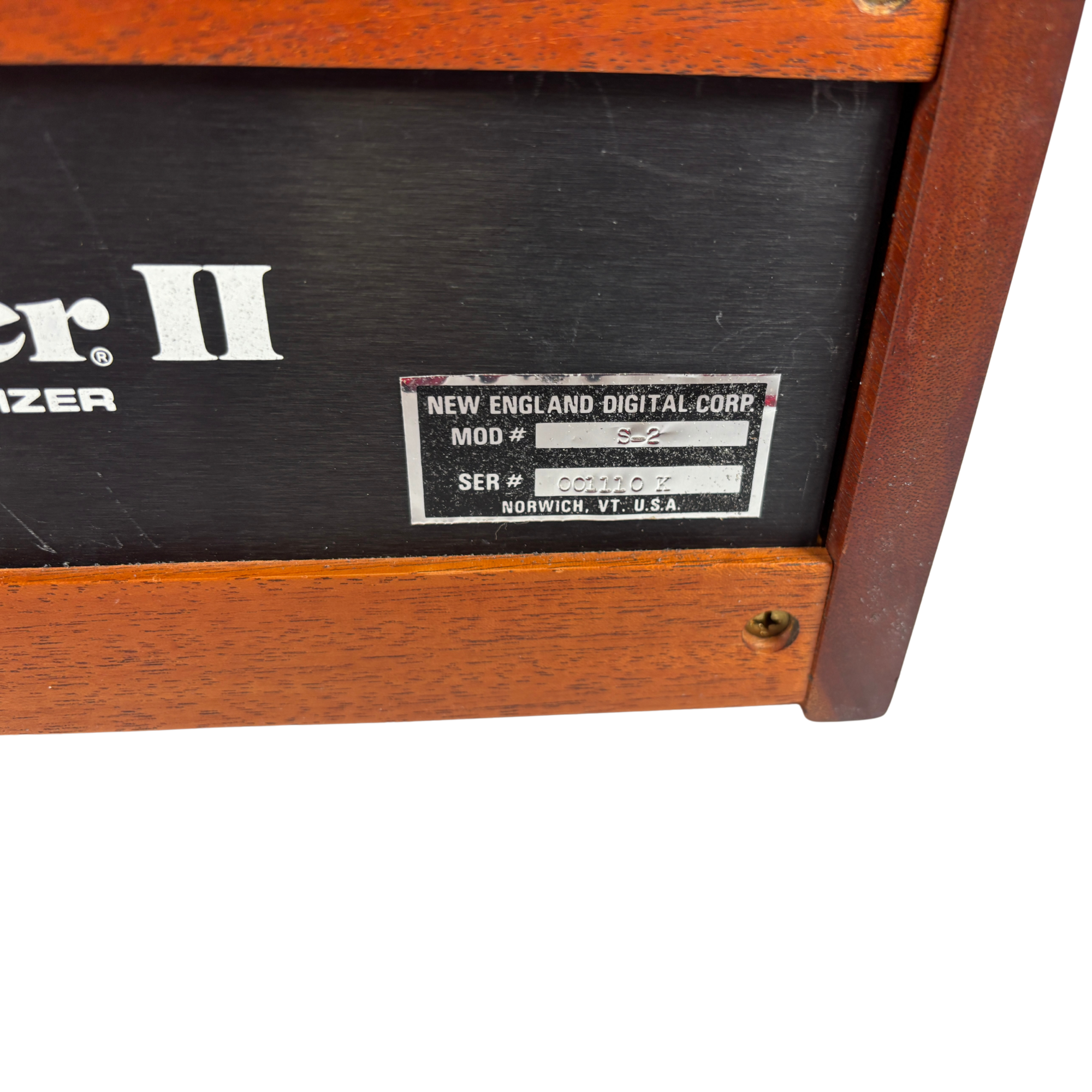 Synclavier II S-2 (01110 K) 6