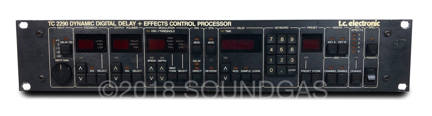 TC Electronic 2290 Dynamic Digital Delay + Effects Control Processor