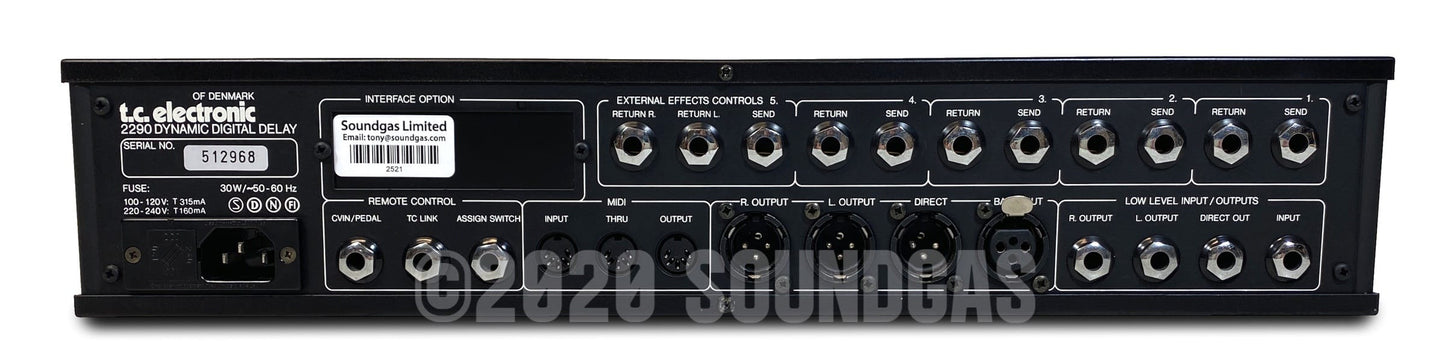 TC Electronic 2290 Dynamic Digital Delay + Effects Control Processor