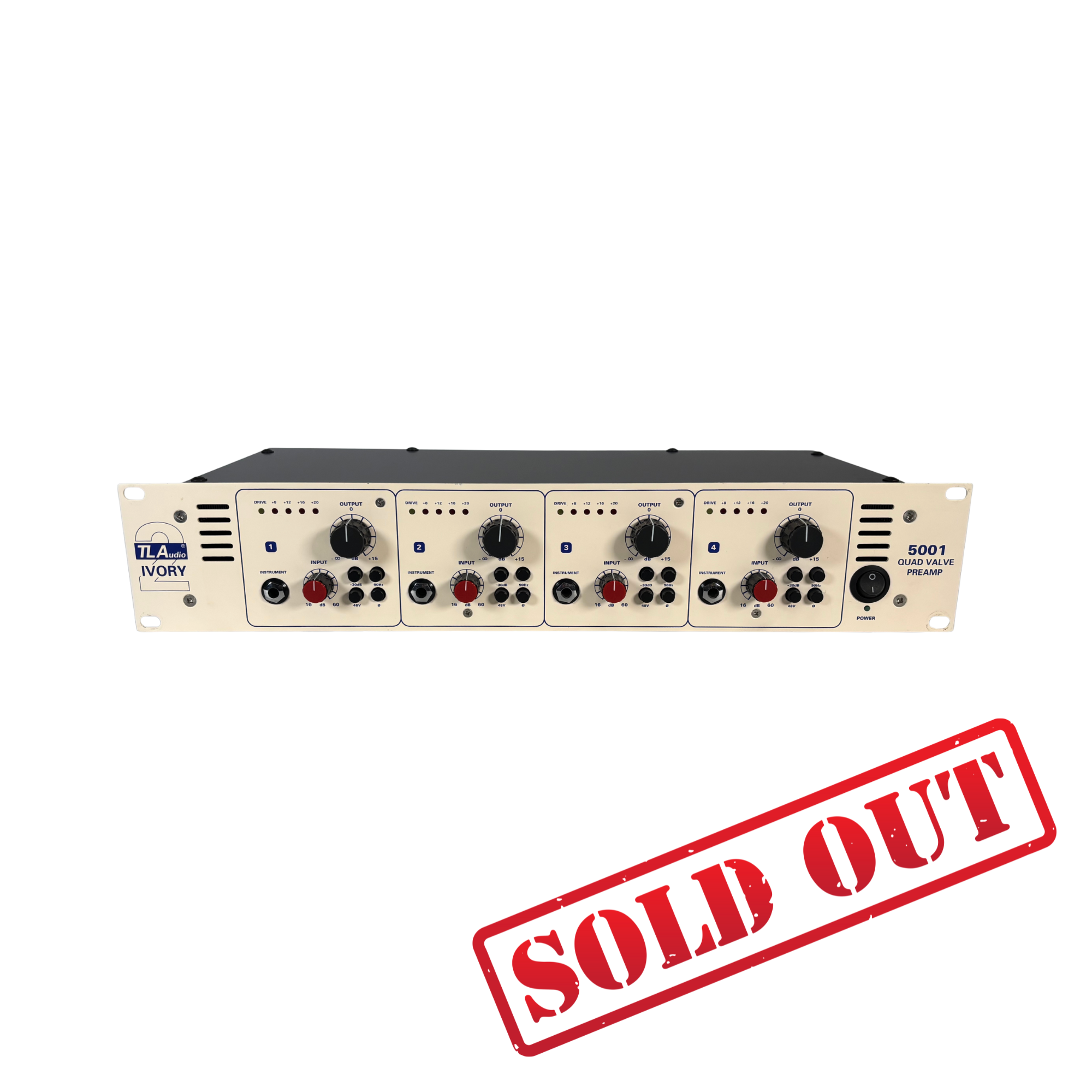 TL Audio Ivory 5001 Quad Valve Preamp - SN 562066
