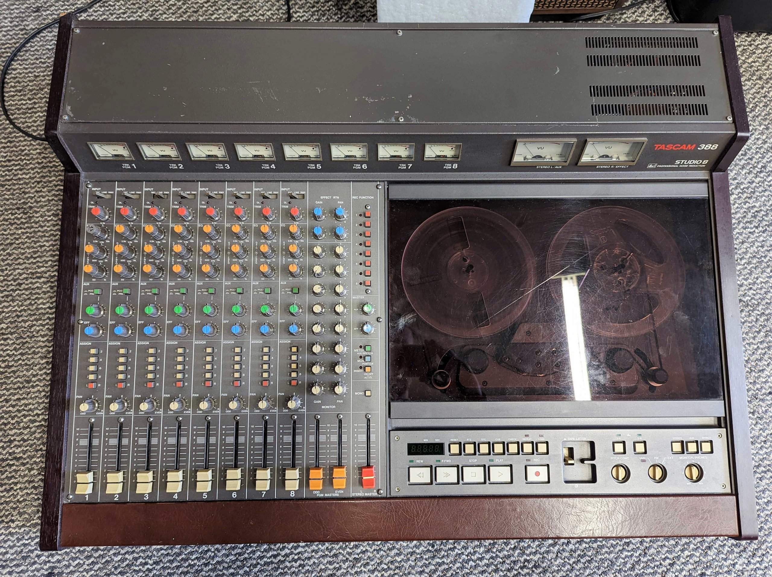 Tascam 388 Studio 8 with Remote