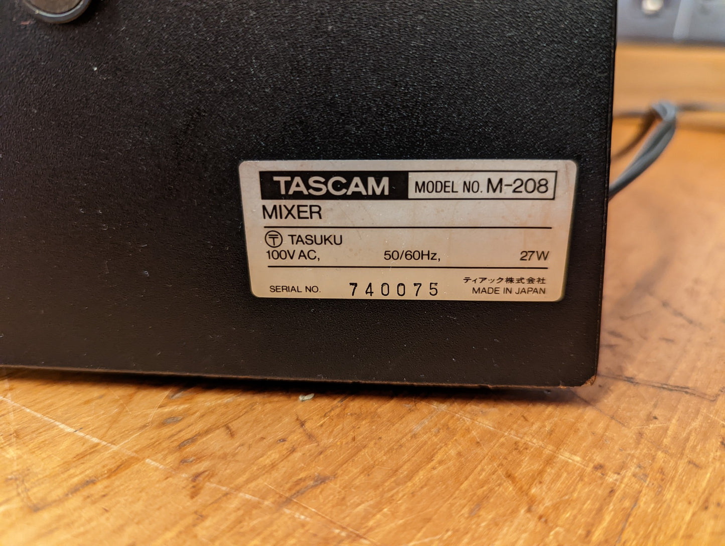 Tascam M-208 + Direct Out Mod