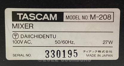 Tascam M-208 - Mint, Boxed